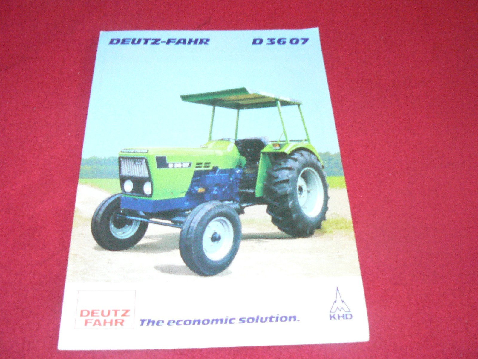 Deutz Fahr D 36 07 Tractor Dealer’s Brochure 91 186 12