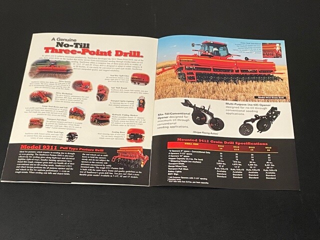 Sunflower Series 5000 Field Cultivator & 9000 Grain Drill Dealer’s Brochure