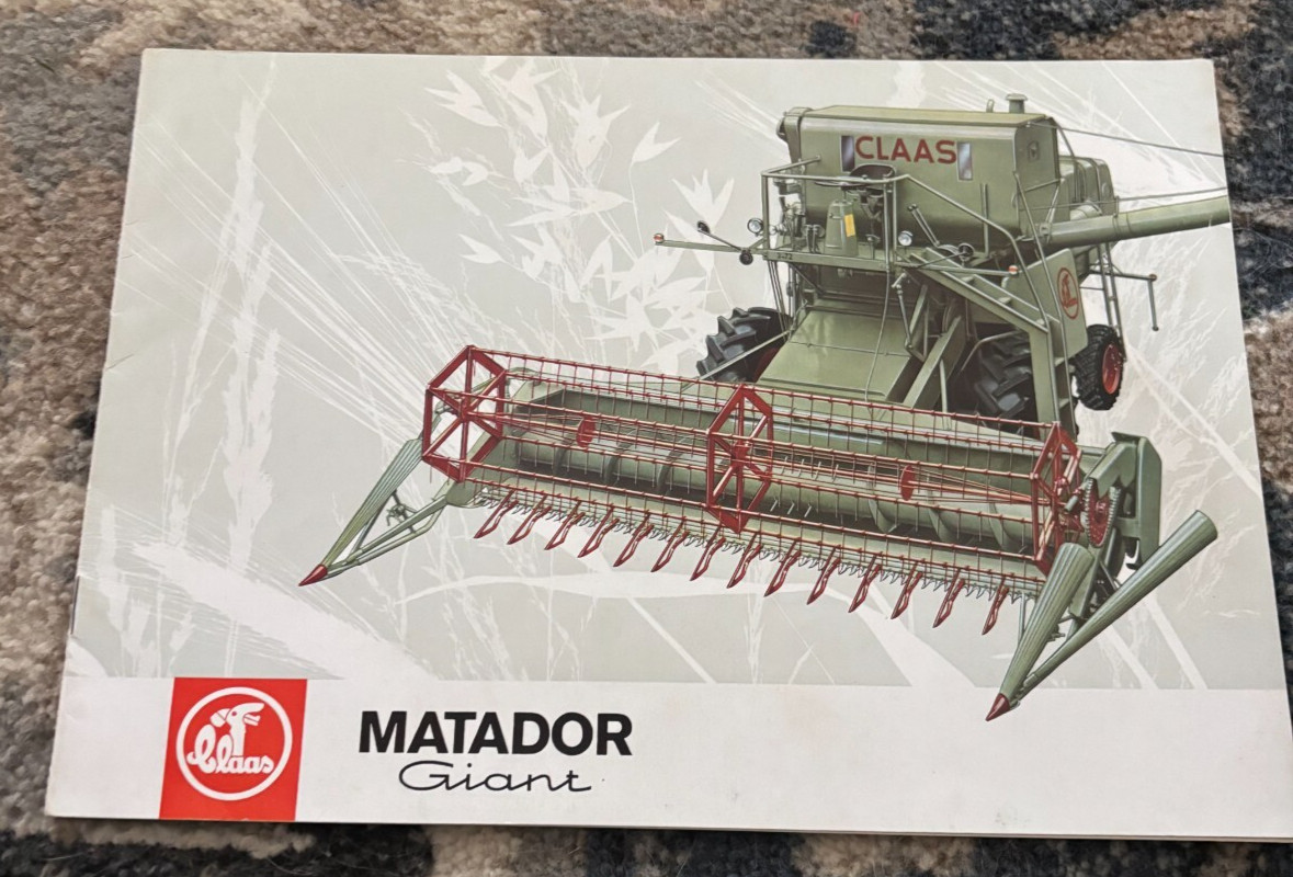 Claas Matador Combine Brochure FCCA25