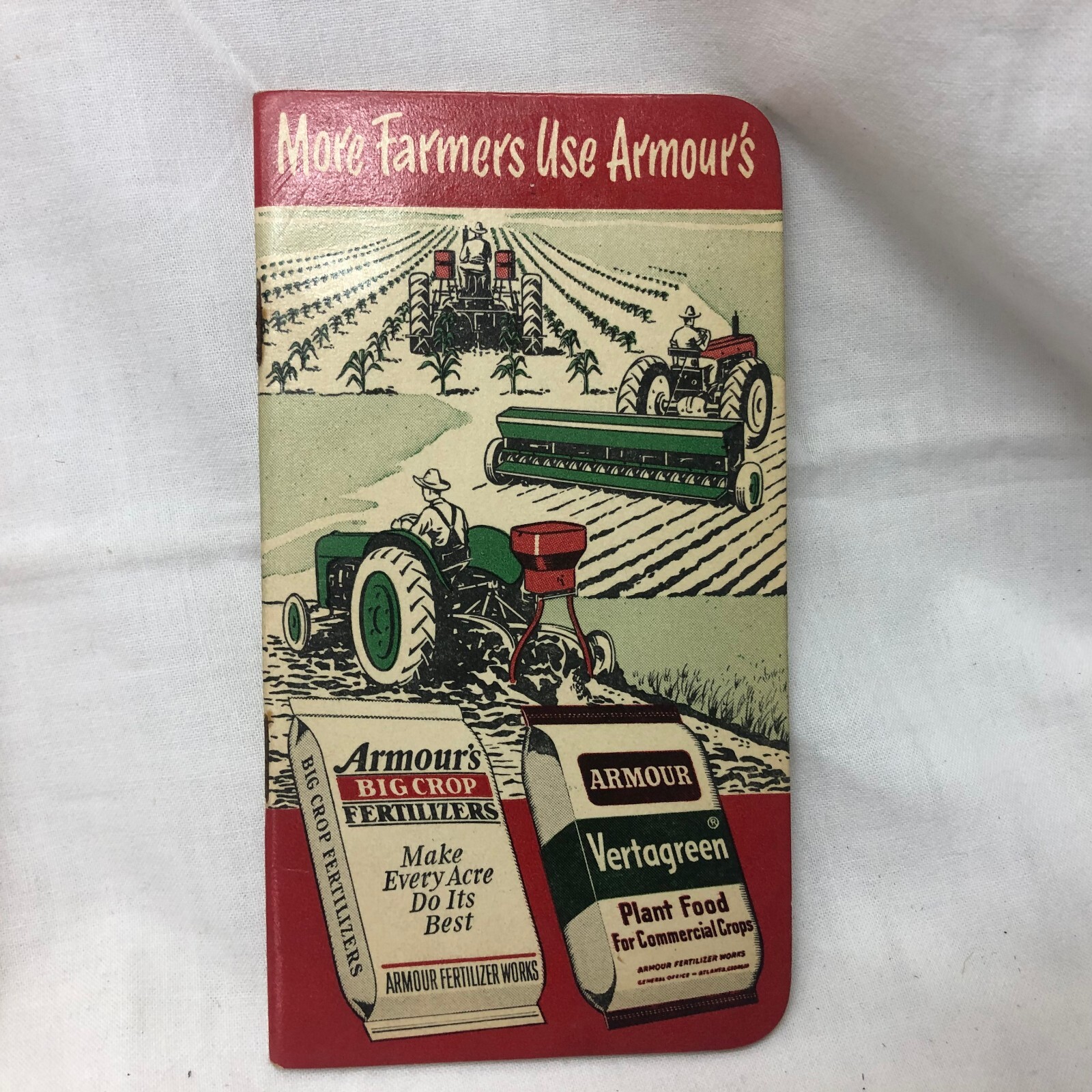 Vintage 1952 Armour’s Advertising Pocket Notebook