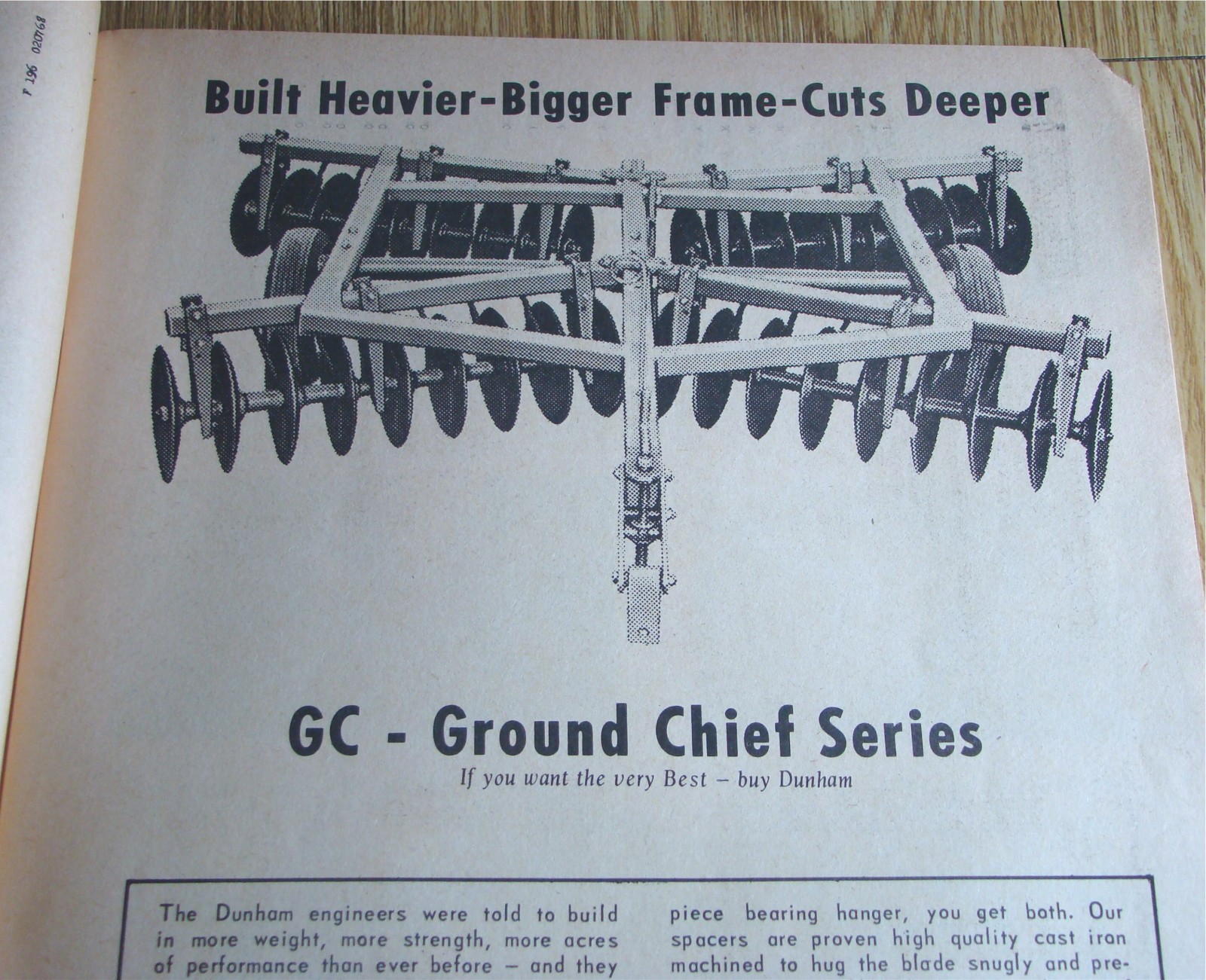 1968 Dunham Farming Equipment & Supply Catalog farm garden old