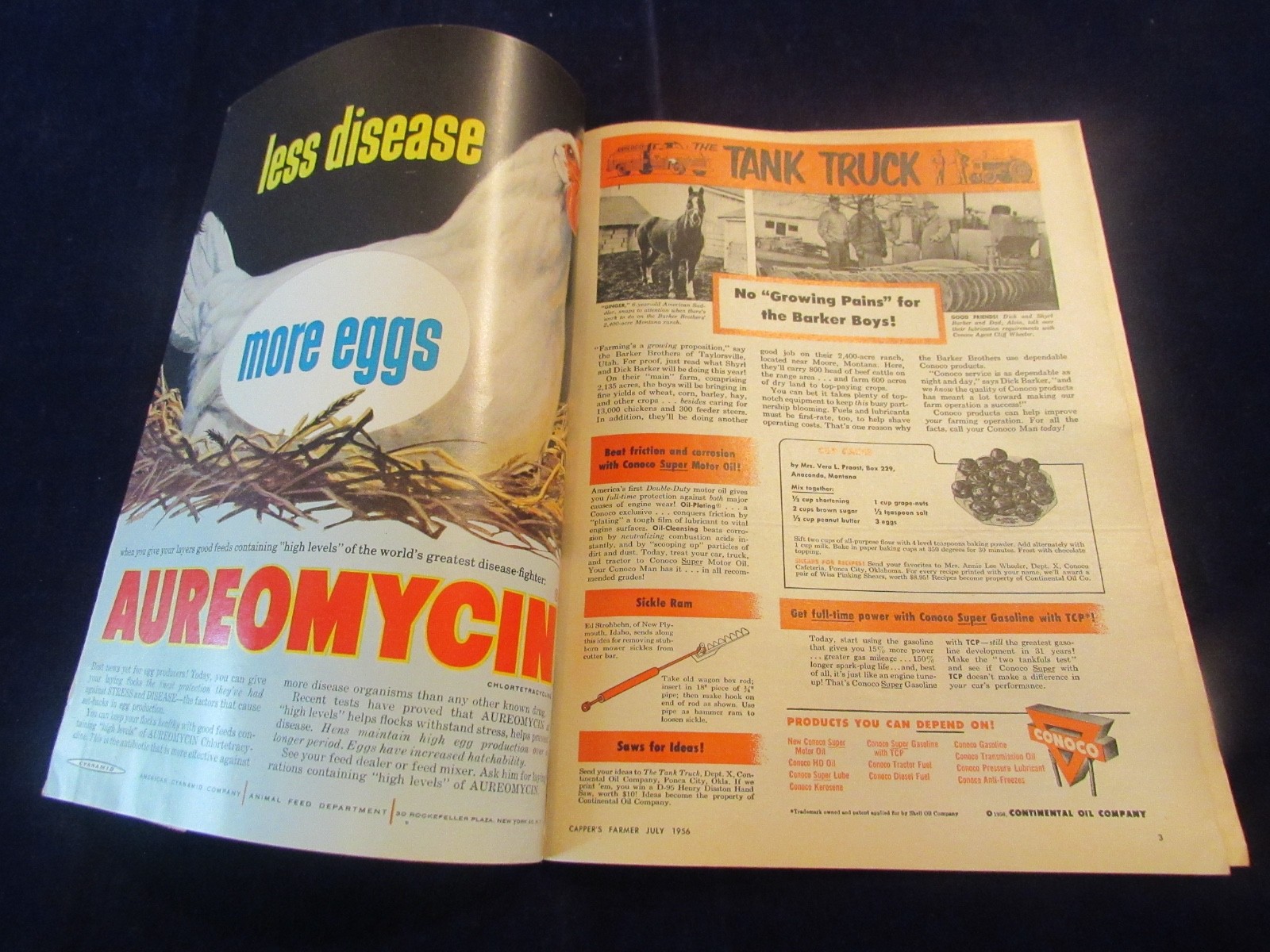Vintage July 1956 Capper’s Farmer Magazine Machinery & Equipment C584