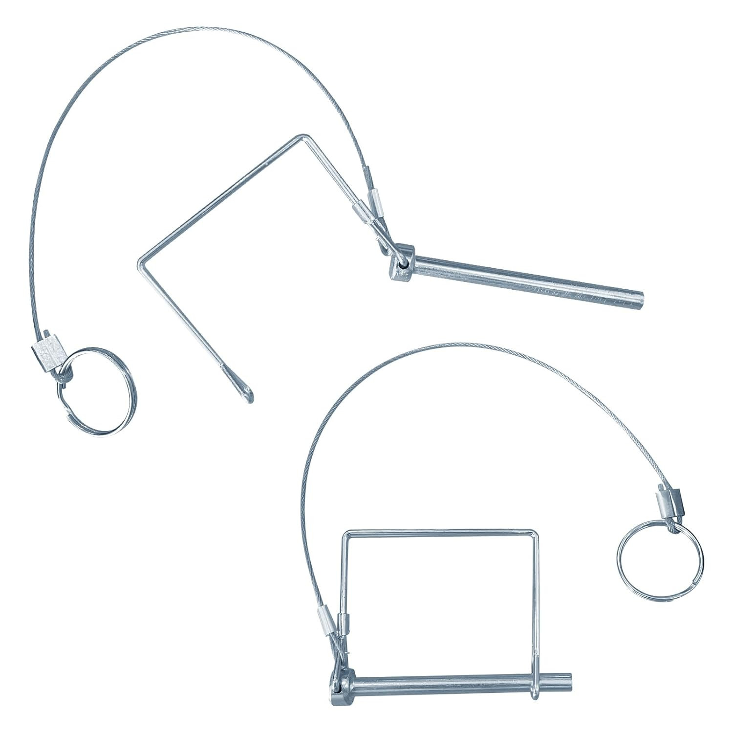 10 Pack Trailer Coupler Pin 1/4 Inch Diameter X 2-3/4-Inch Safety Coupler Pins w