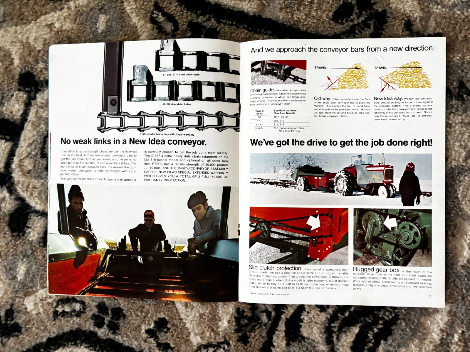 New Idea Manure Spreader For 1972 Brochure DCPA26