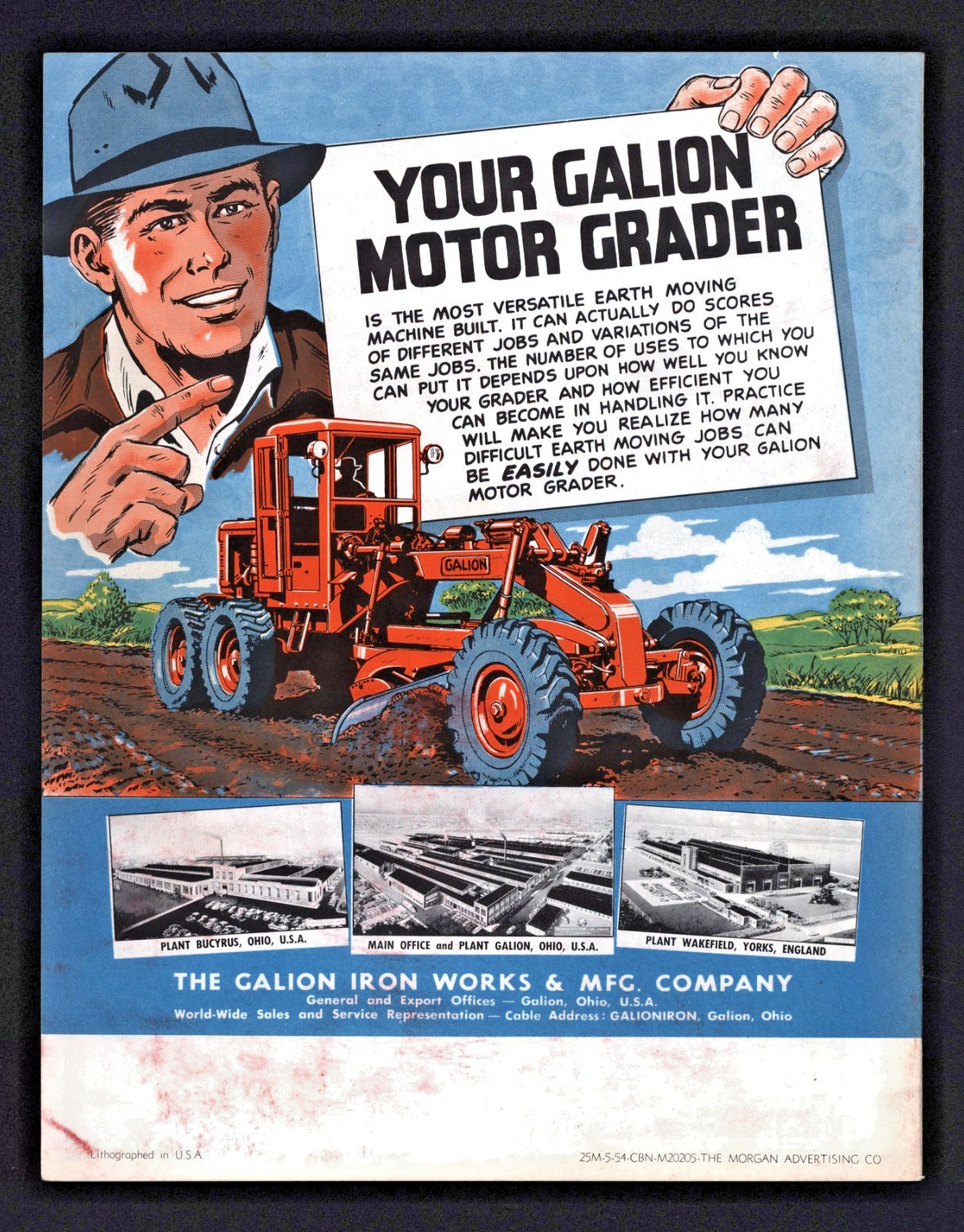 Galion Motor Grader Brochure “How to Operate a Galion Motor Grader”