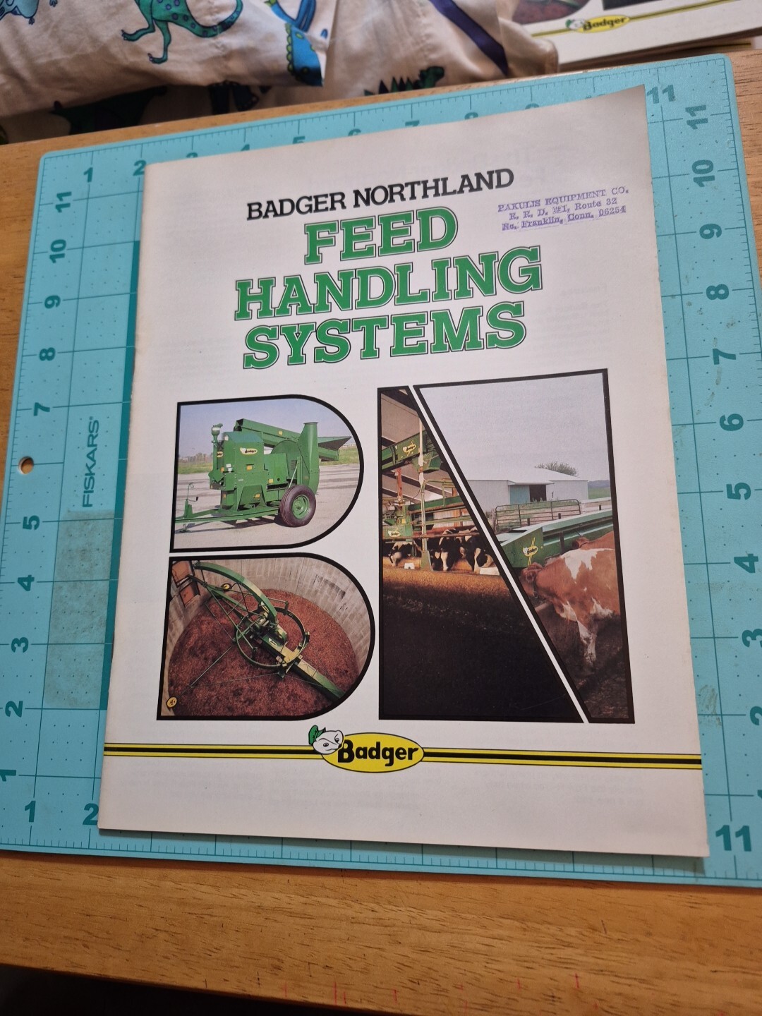 1980’s? BADGER Northland Feed Handling Systems Brochure 24 Pages