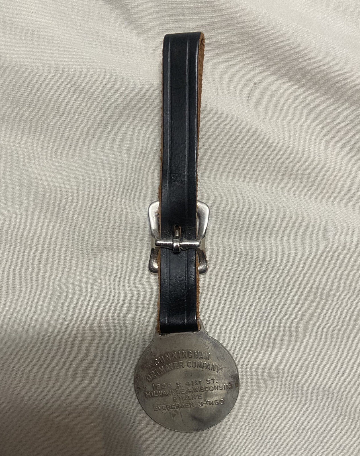 Vintage Watch Fob Koehring Heavy Duty Equipment Power Shovels Cranes Milwaukee