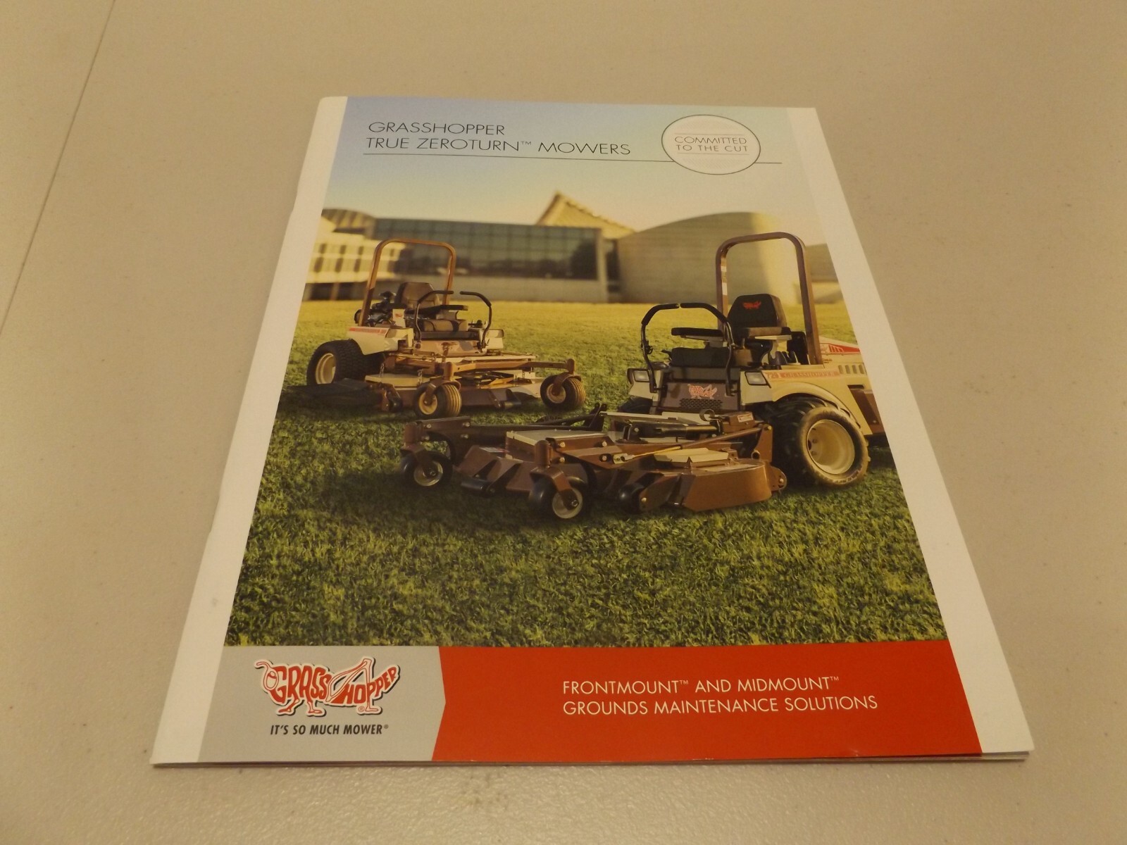 GRASSHOPPER TRUE ZeroTurn MOWERS, LIT # 0218-170470 2018
