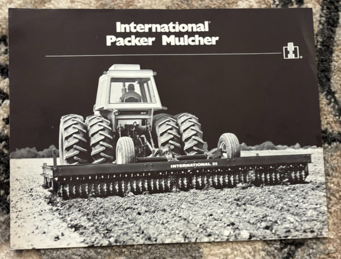 International Harvester Packer Mulcher For 1972 Brochure FCCA