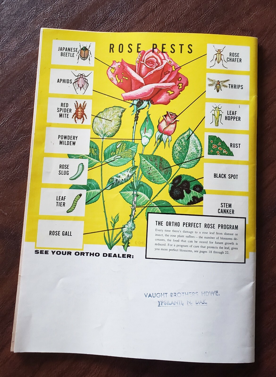 Vintage 1960’s &1970’s Chevron Ortho Lawn & Garden Booklets/Brochures Ads
