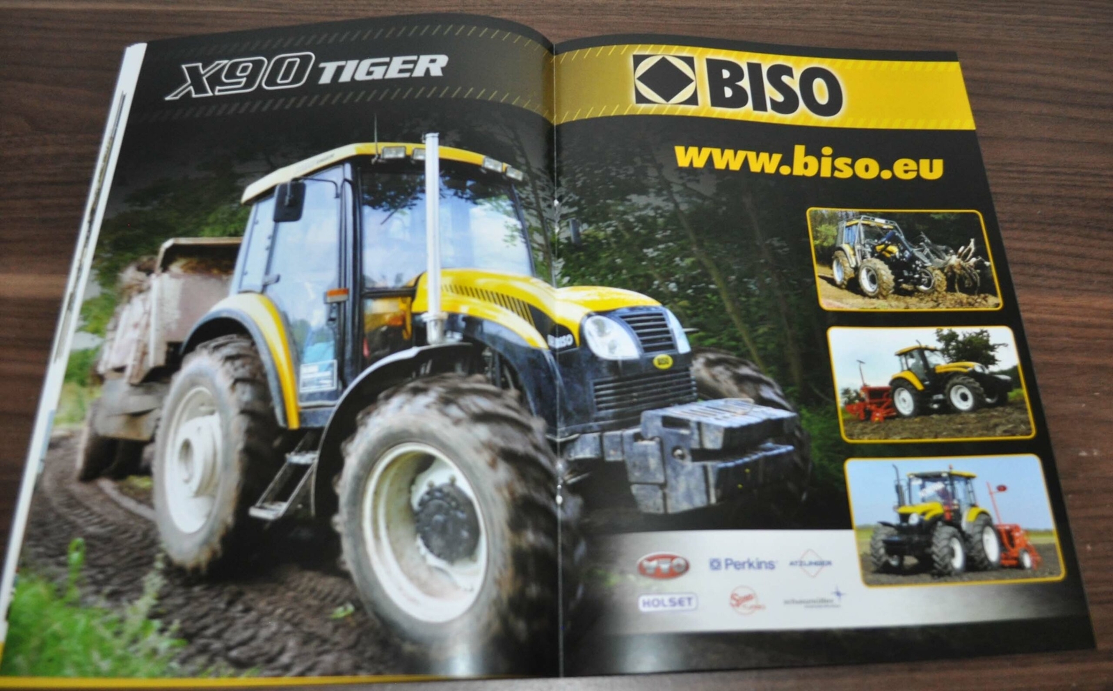 Biso Tractor X Tiger 2011 Model Range Specification Brochure Prospekt