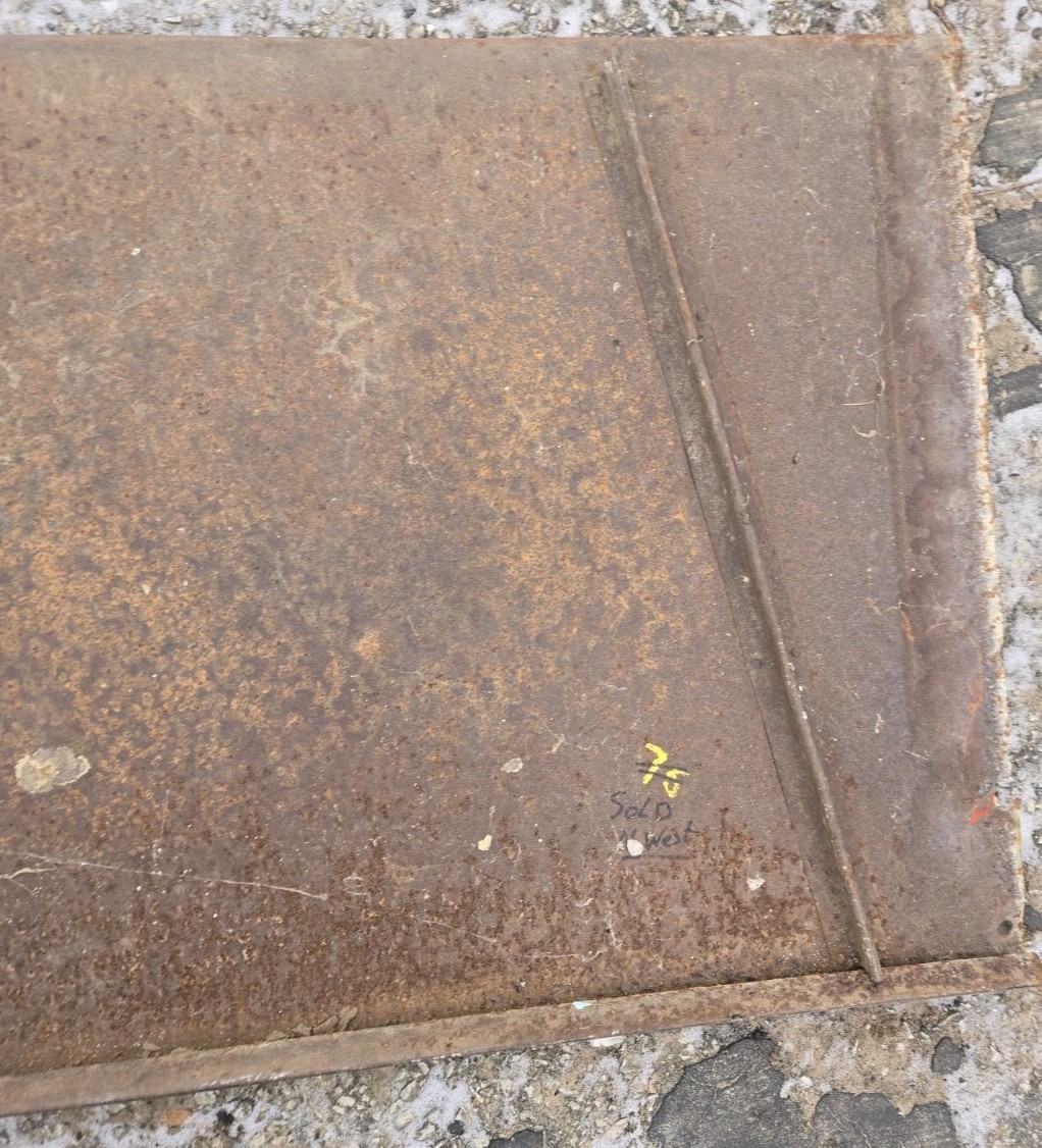 New John Deere Moline ILL Cast Tin Metal Panel Moline Illinois