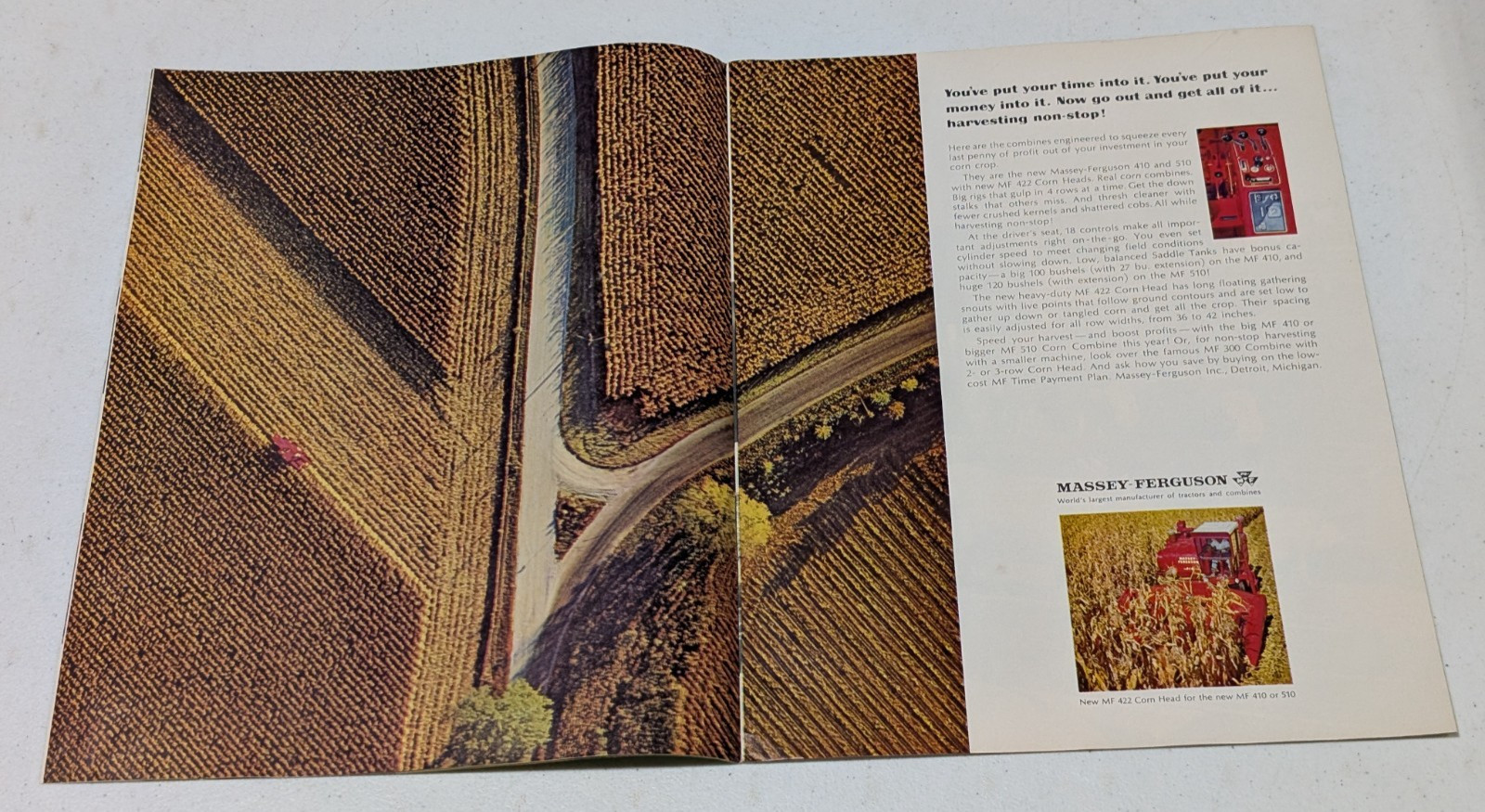 Massey Ferguson Farm Profit Magazine, July-August 1964, 23 pages, Bertrand, Neb.