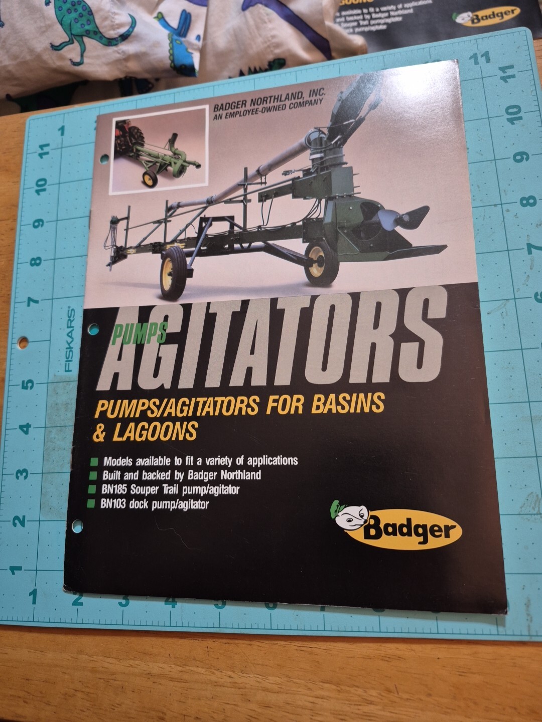 1988 BADGER Agitators Pumps For Basins & Lagoons Brochure