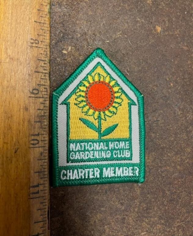 National Home Gardening Club – Charter Member Embroidered Patch (NOS)