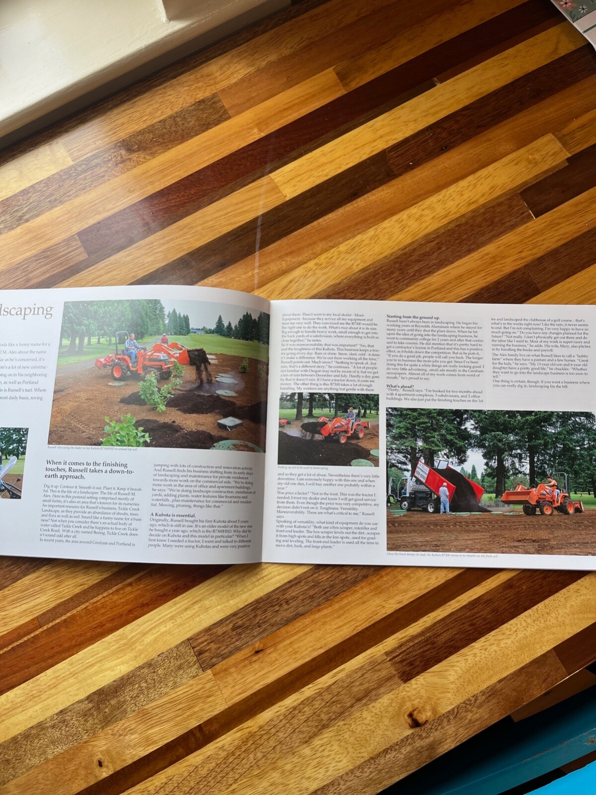 2000 Americans on Kubota B/L-Series Compact Tractors Advertisement Brochure