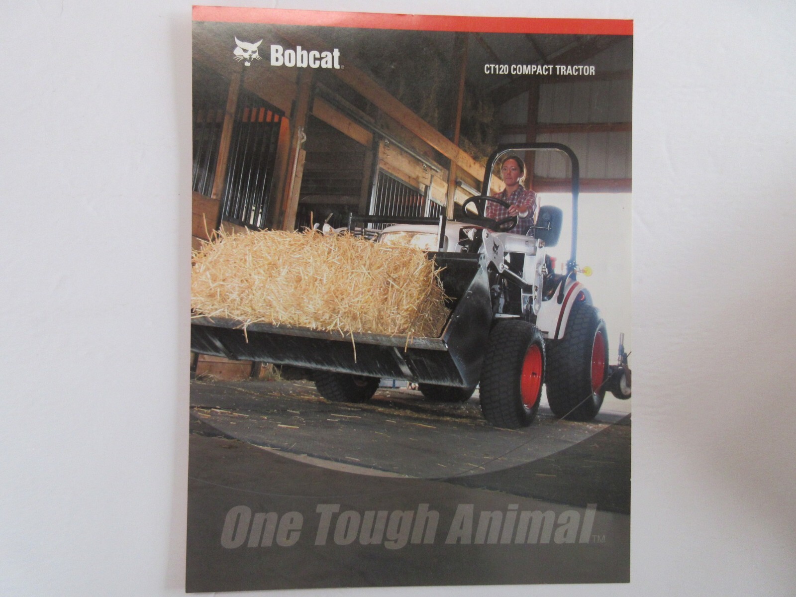 Bobcat CT120 Compact Tractor Brochure 2 Page Good Condition