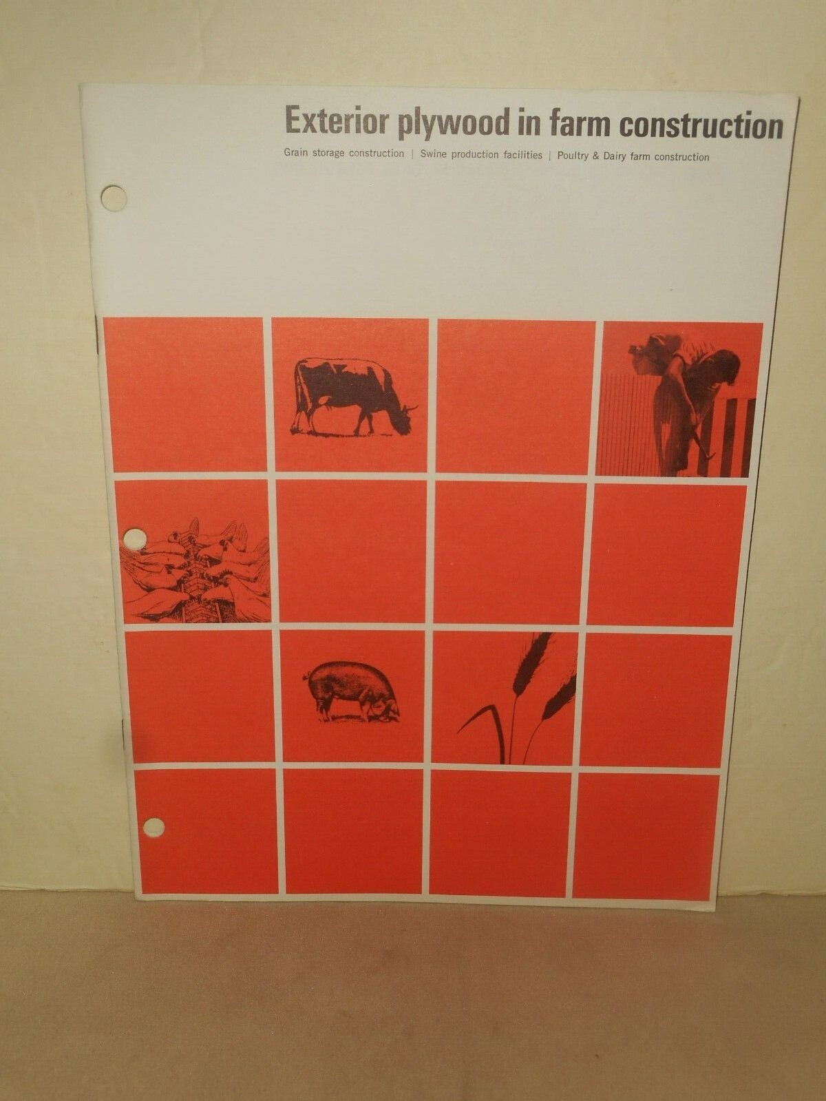Exterior Plywood in Farm Construction Handbook 1971 Swine Housing Poultry Dairy