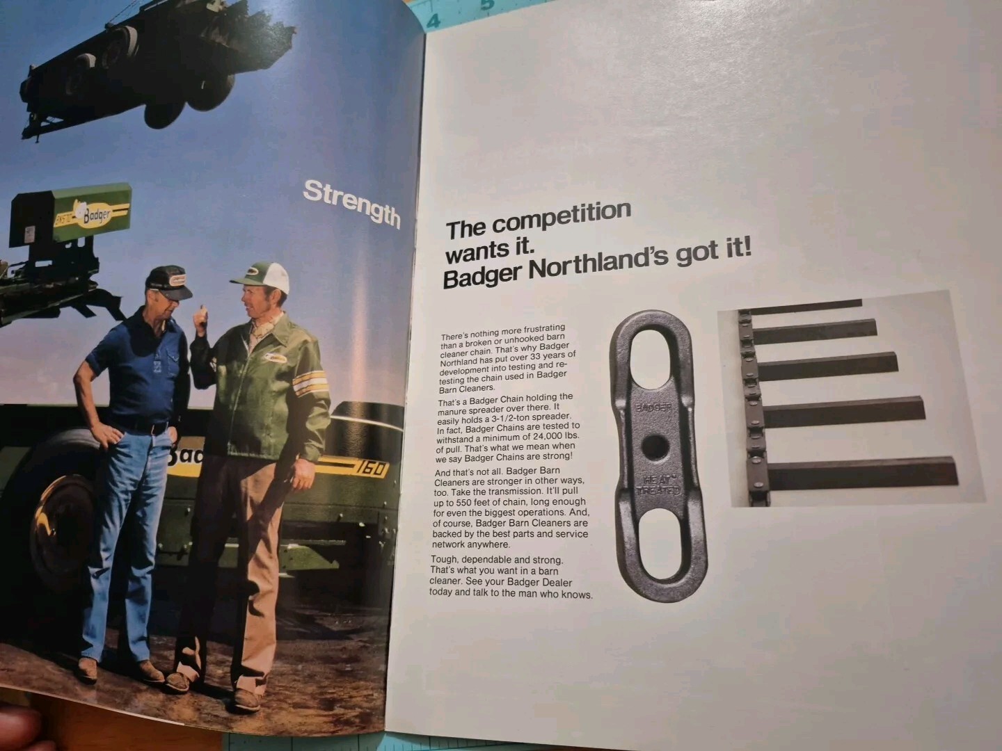 1980’s? BADGER Northland Manure Handling Systems Brochure 14 Pages