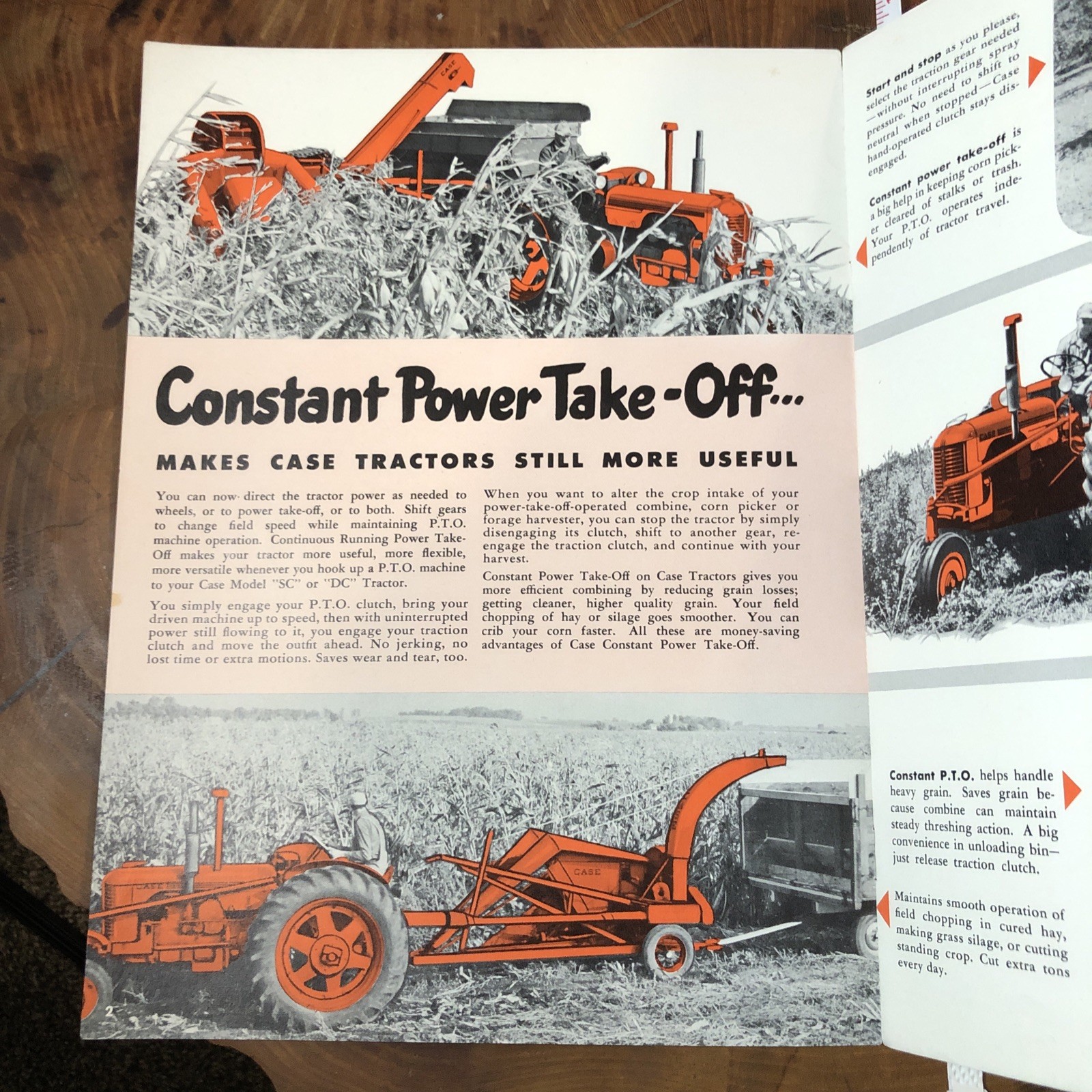 Rare Vintage Case Eagle Hitch Farming Brochure Tractors 2 / 3 Plow