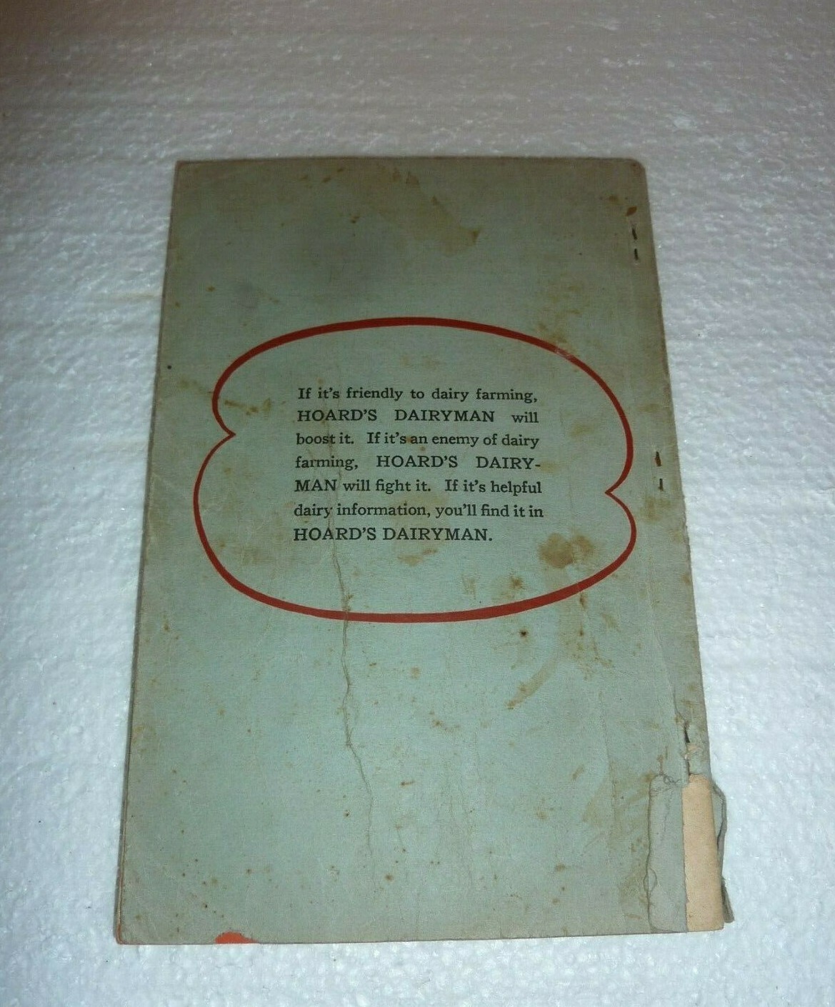1938 Hoard’s Dairymen First Aid Treating Common Ailments of Farm Animals M-2