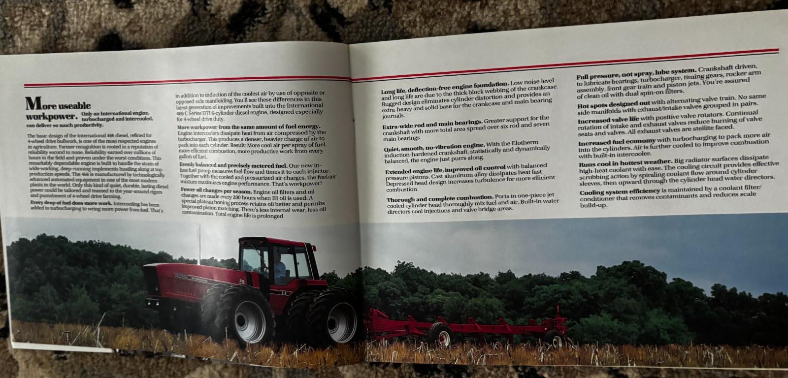 International Harvester 7288 7488 Tractor For 1984 Brochure DCPA26