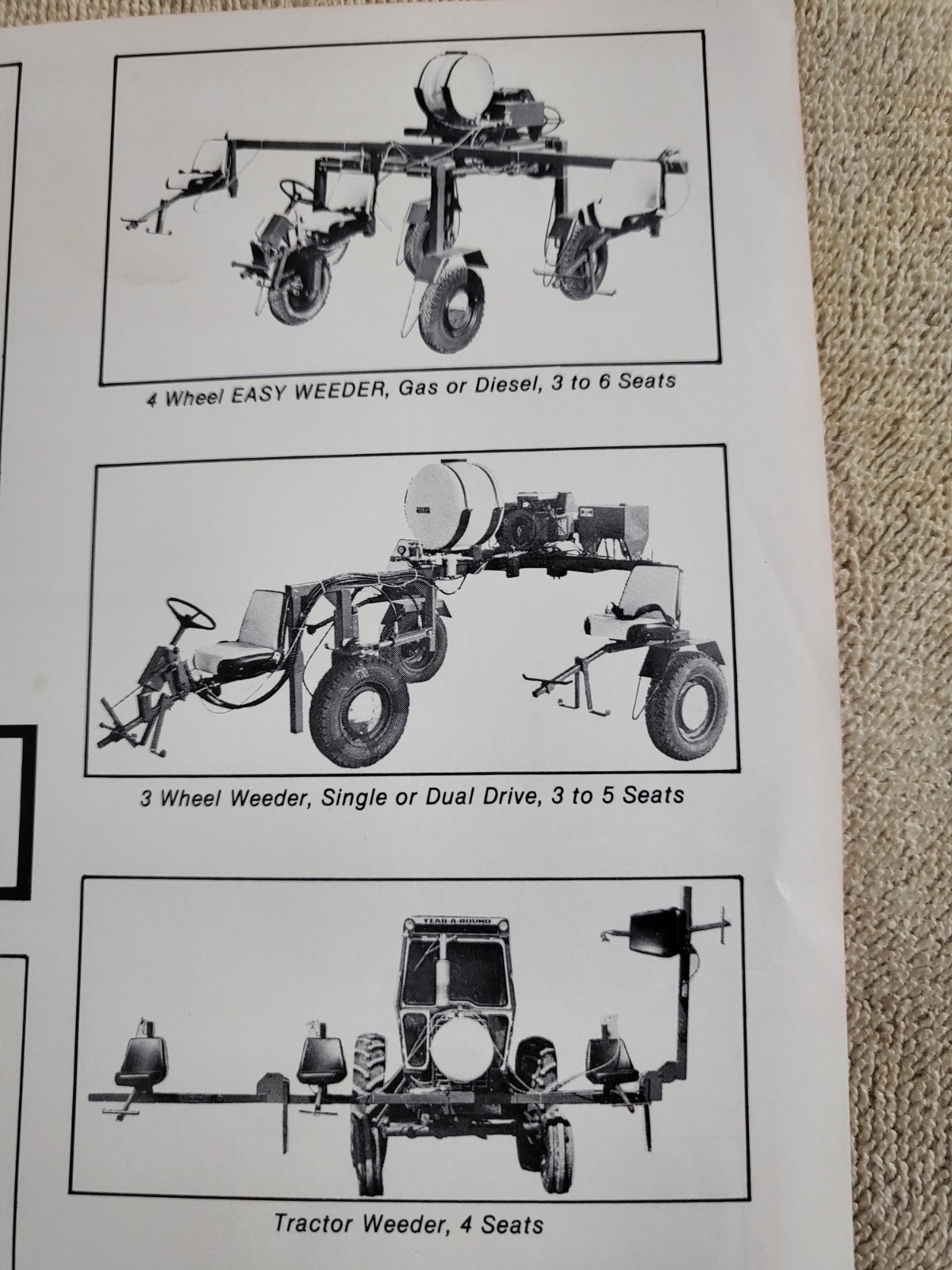 Vintage 1970s SCHWEISS Snowblower SALES BROCHURE Log Splitter Wood Stove Trailer