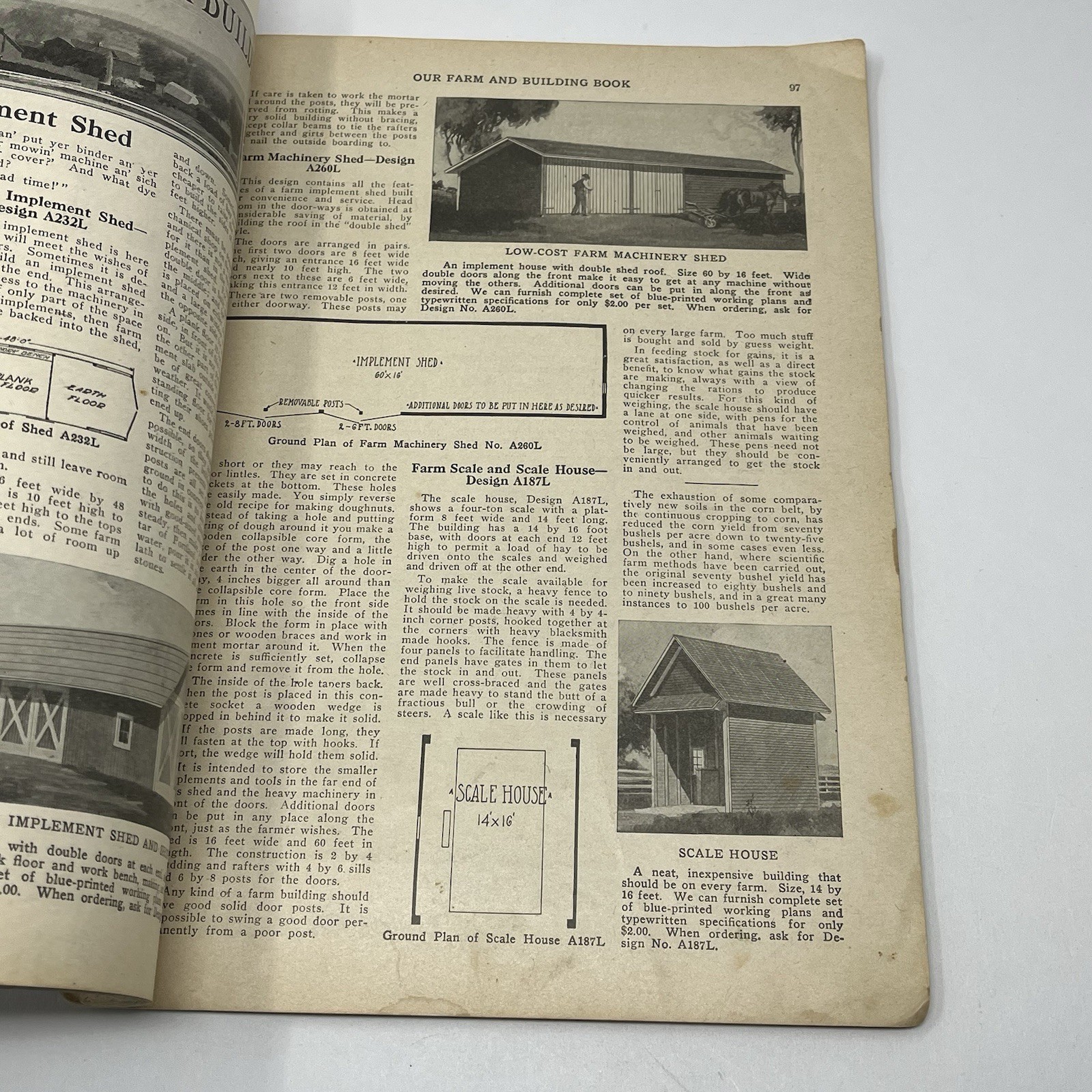 1920’s Blueprint Plans Catalog Barns Homes Farm Dairy Cattle Horse Hogs Orchard