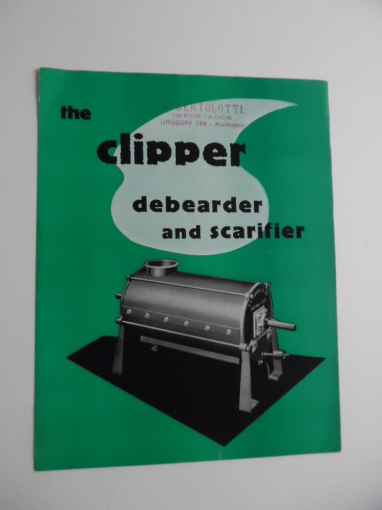 c.1948 Clipper Barley Debearder Scarifier Catalog A.T Ferrell Saginaw MI Vintage