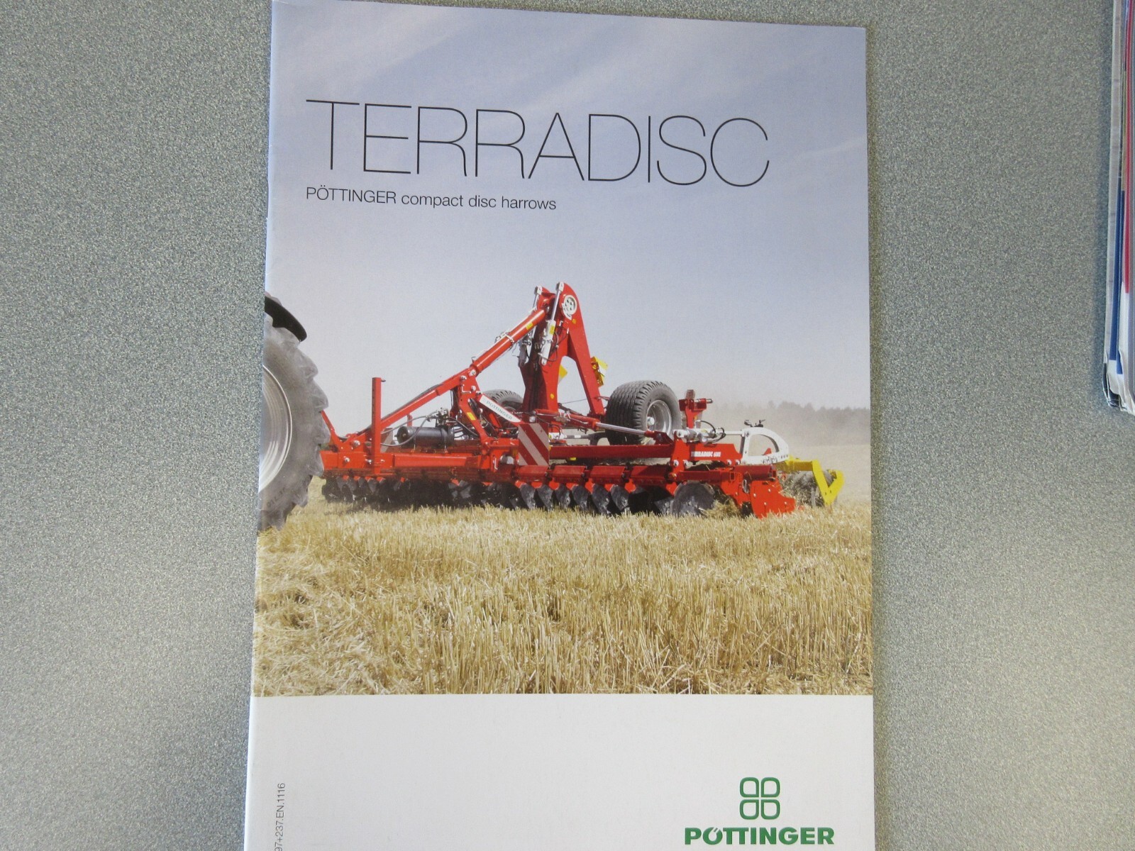 3 Pottinger Terradisc Brochures 76 Pages Total