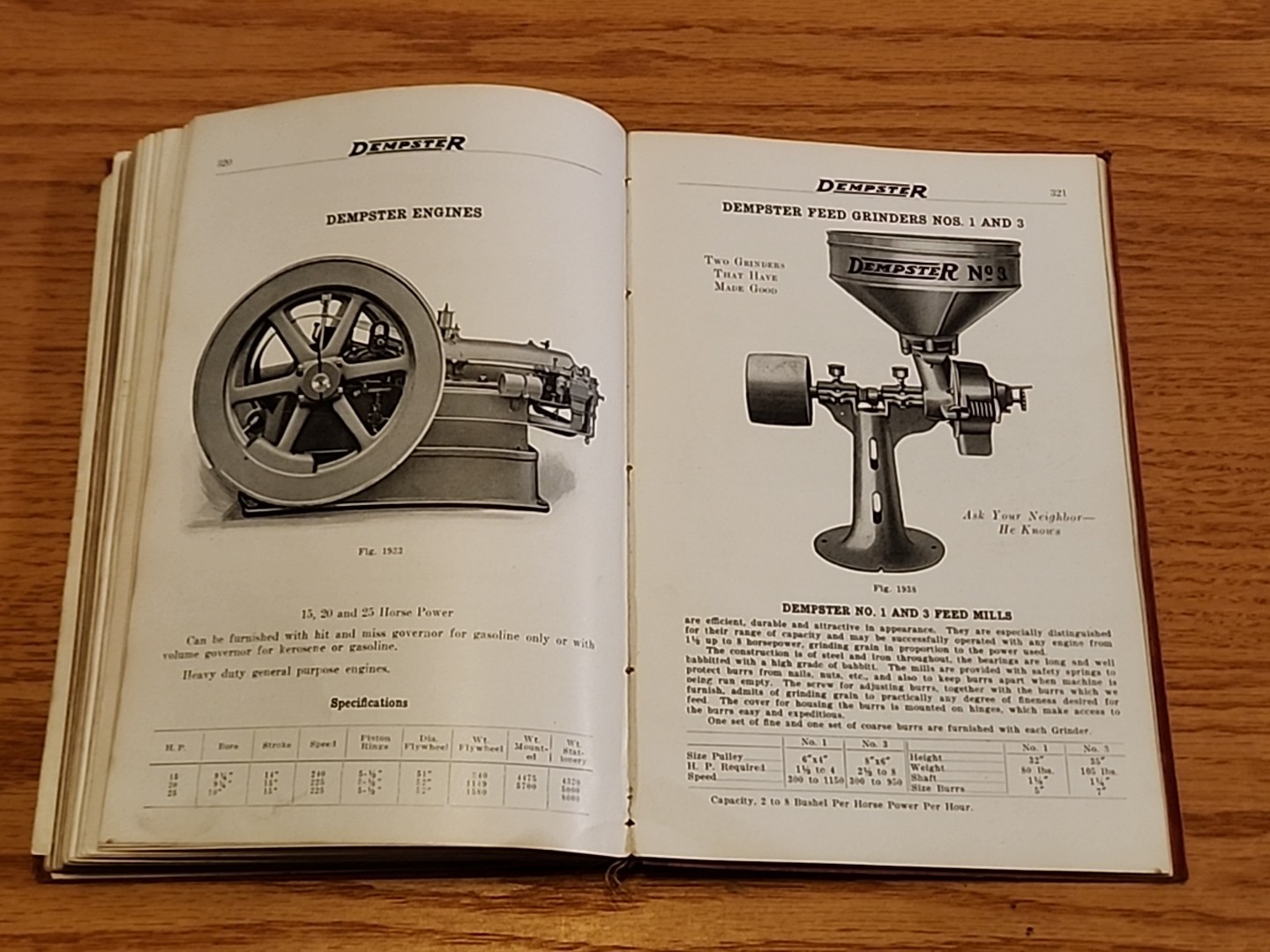Vintage 1922 Dempster Mill Catalog 11 Windmill Pump Tank Engines Beatrice NE