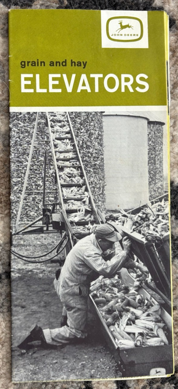 John Deere Grain & Hay Elevator Conveyor For 1963 Brochure AMIL26