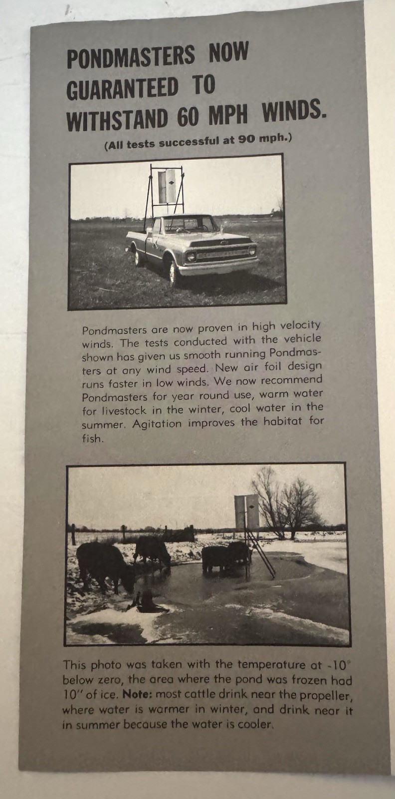 Vtg 1970 Pondmasters Dealer Sales Brochure Walden Manufacturing Co Set Of 4