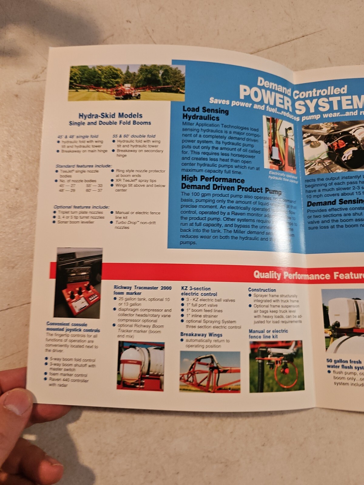 1997 Miller Application Technologies Commercial Truck Sprayers Sales Brochure