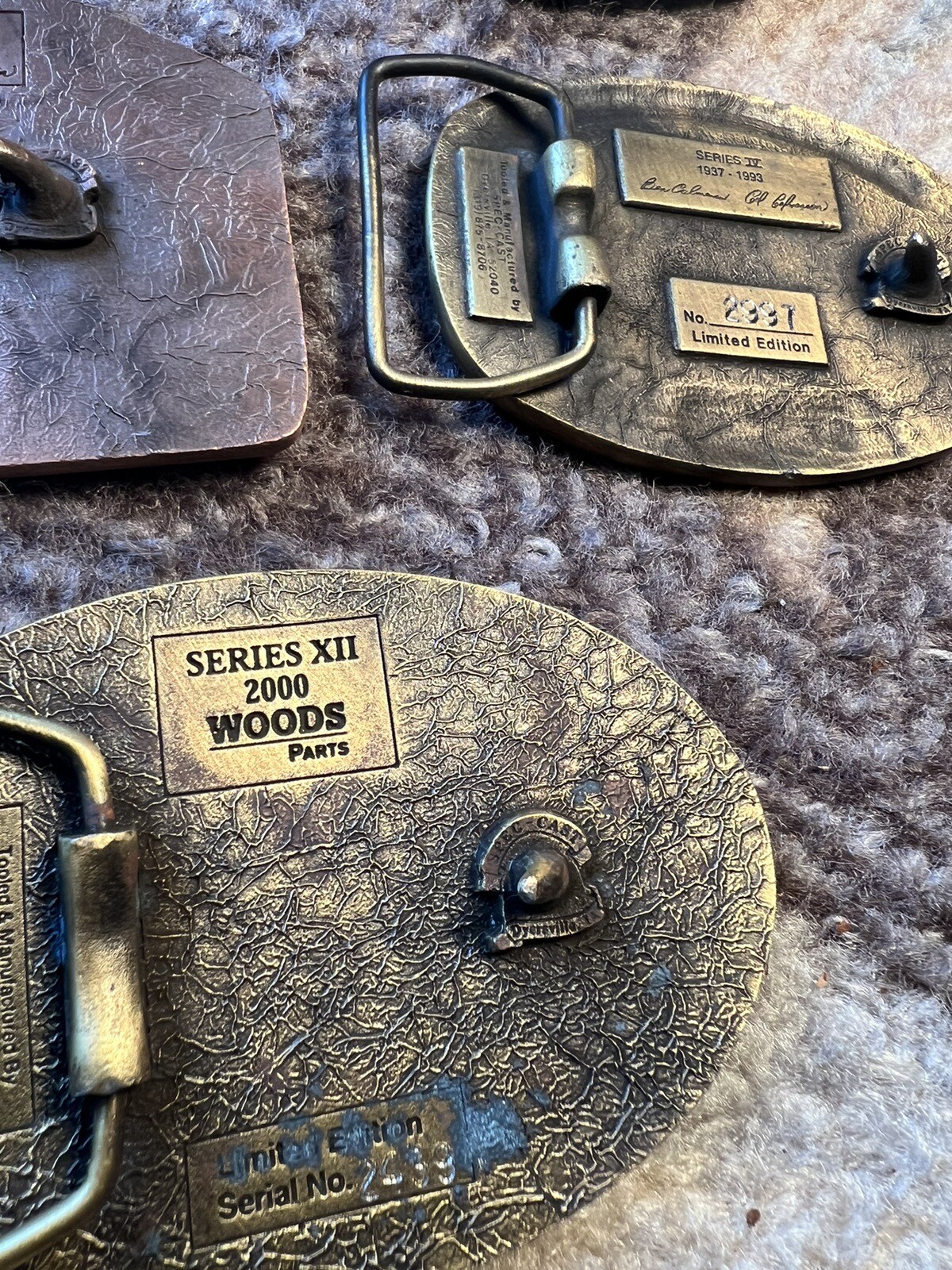 Tractor Implements Supply Company Belt Buckle Lot (5 Pieces )