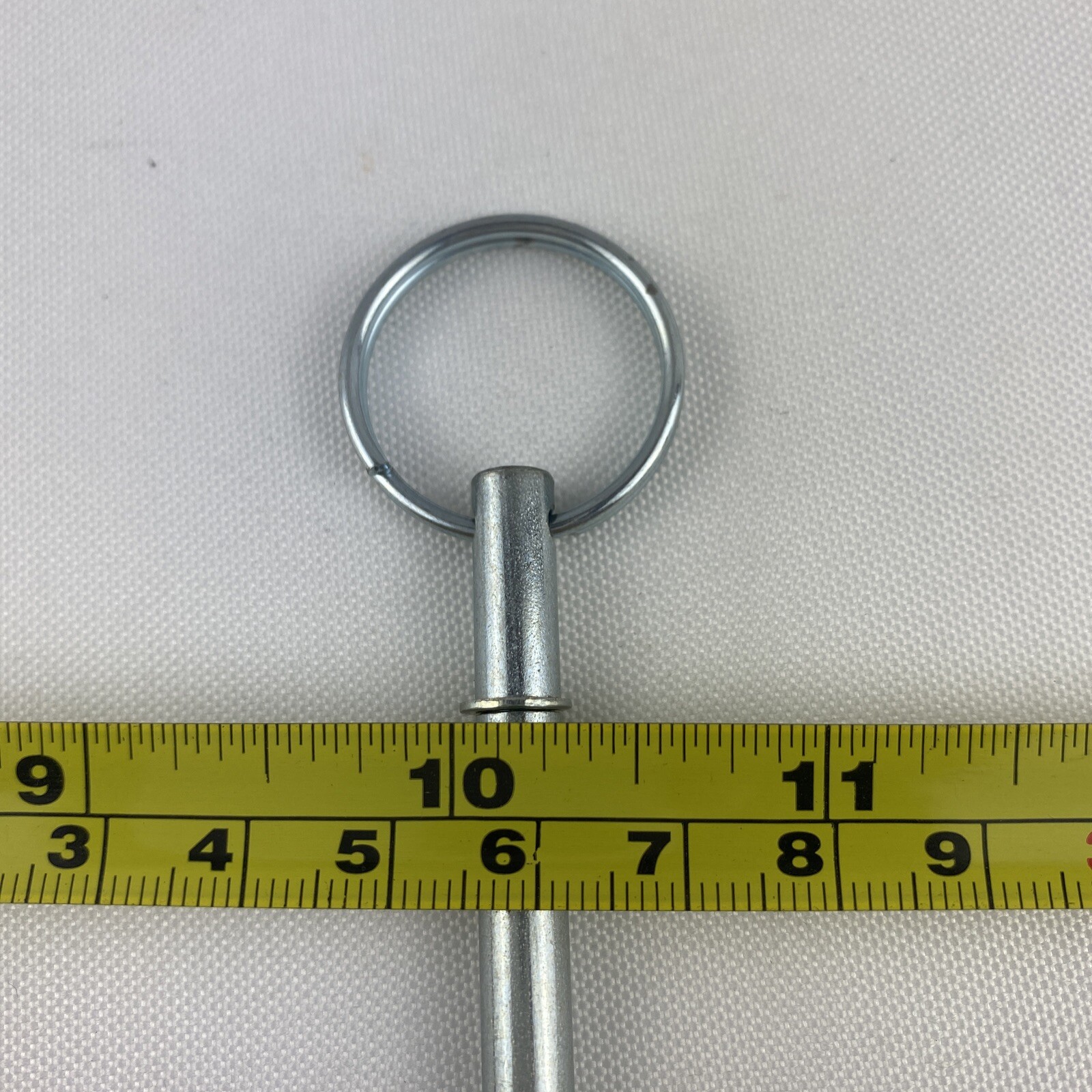 (2) Monroe Zinc Plated Steel Quick Release Pin With Shoulder Ring Handle 1/4” Di