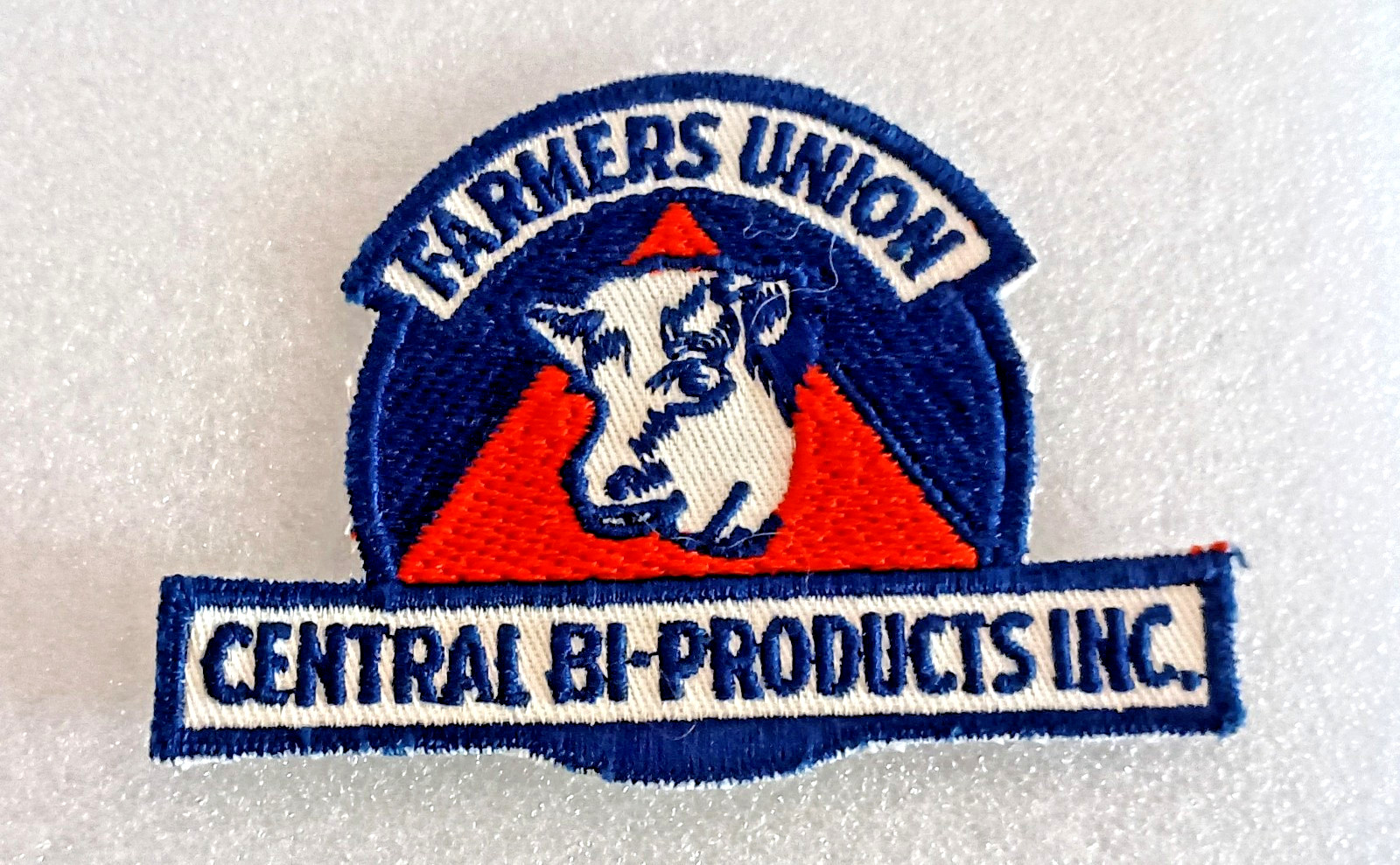 Rare Farmers Uniform Central Bi-Products Inc Cow Patch 1950s NOS New