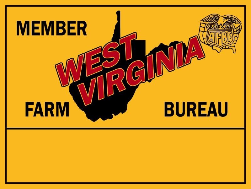West Virginia Farm Bureau – Member – NEW METAL SIGN: 9×12″ Free Ship