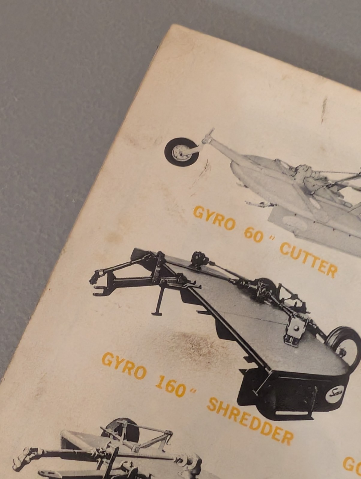 Servis E 60 Owner’s Manual – 1960s Rotary Cutter Agriculture Farming Maintenance