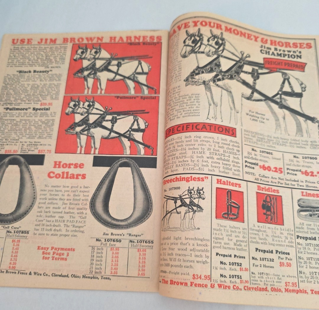 JIM BROWN’S FARM HOME & GARDEN ADVERTISING SALES CATALOG SUMMER &FALL 1931