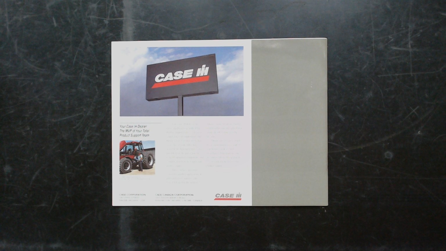 Case IH 1995 Buyer’s Guide Agriculture Brochure Vintage 8.5×11 Gray
