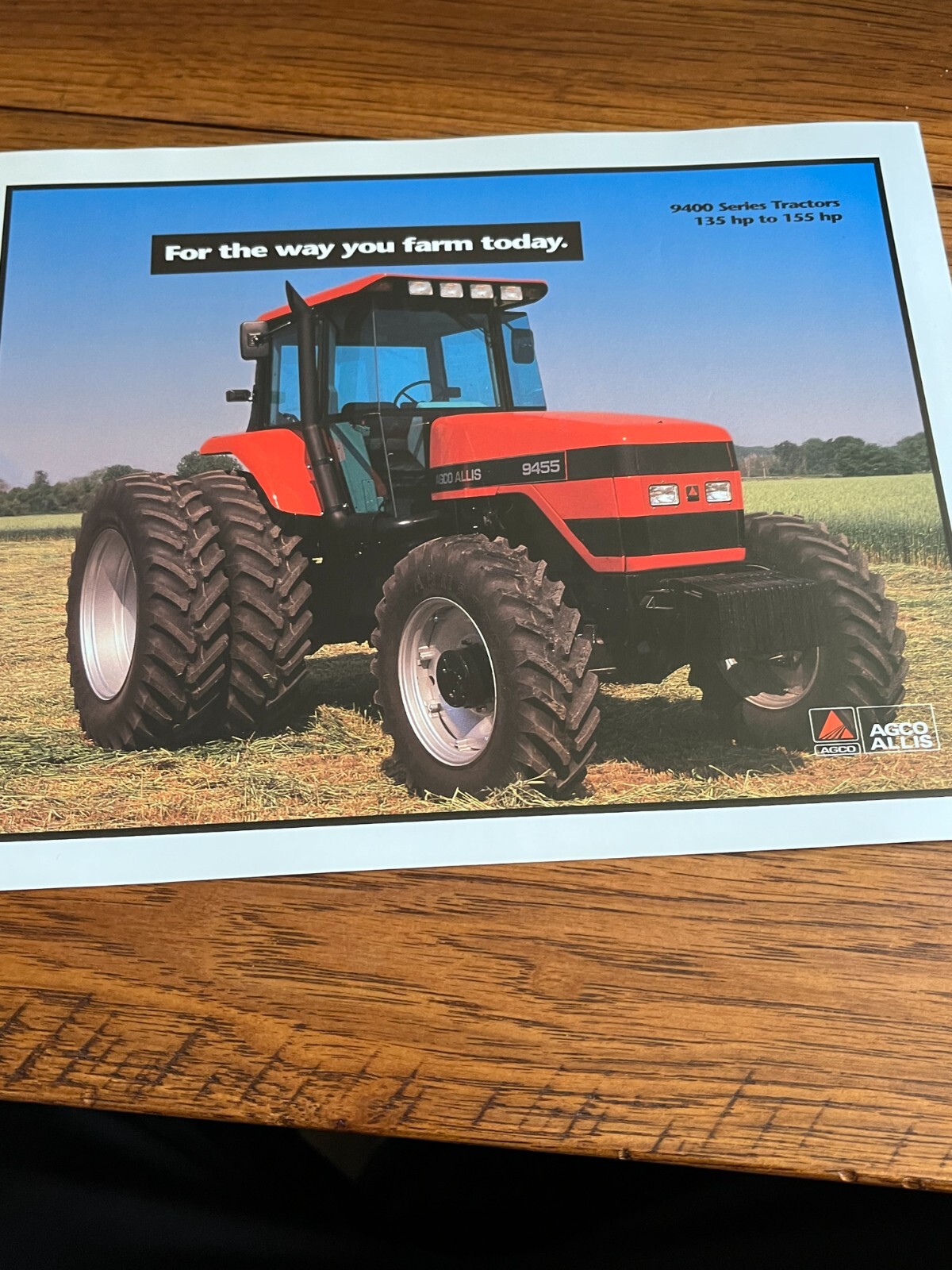 Agco Allis 9435 9455 Tractor Brochure FCCA