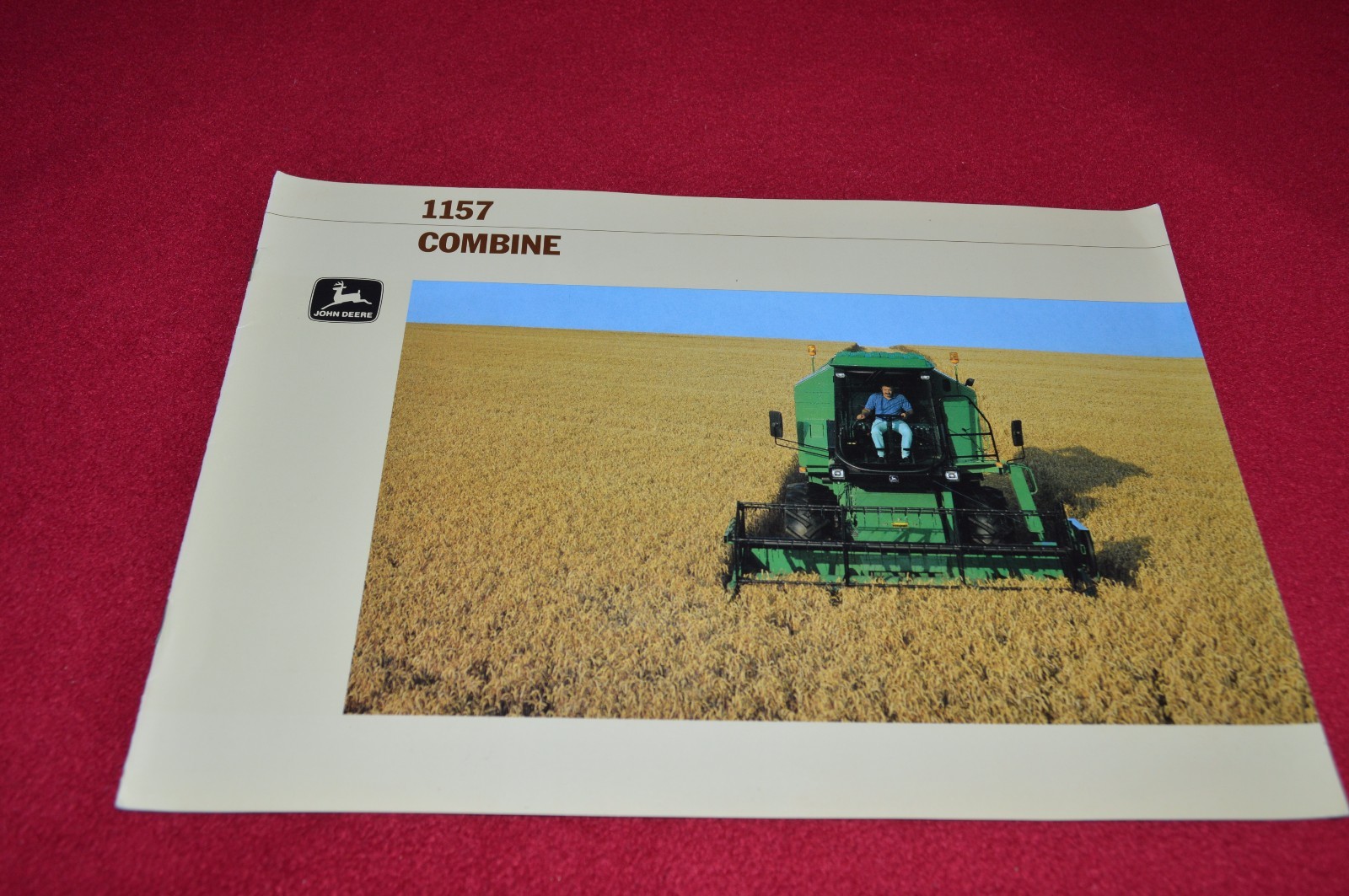 John Deere 1157 Combine In English Dealer’s Brochure YABE14
