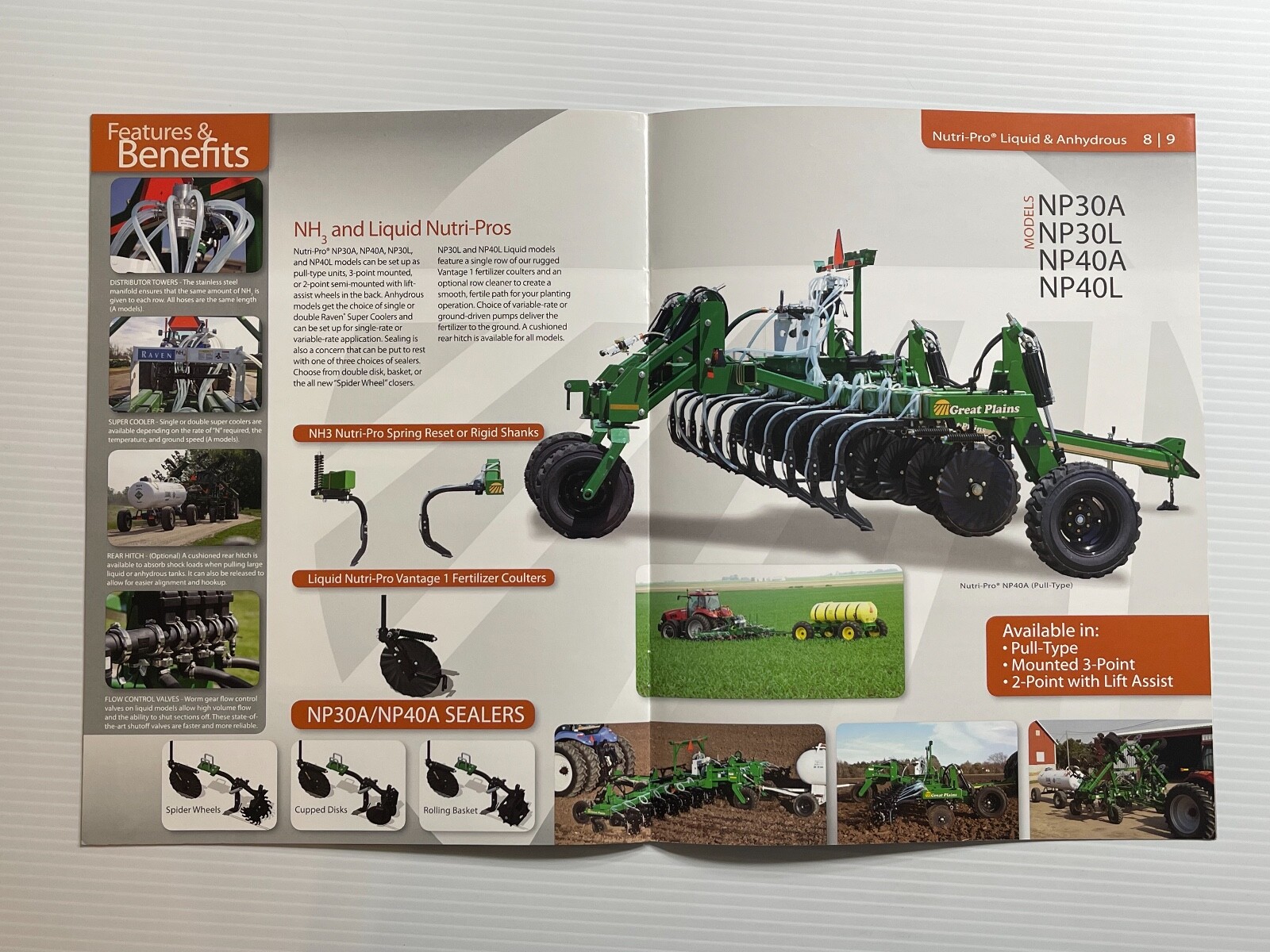 Great Plains Nutri-Pro Application System Sales Brochure (Showroom Sales Book)