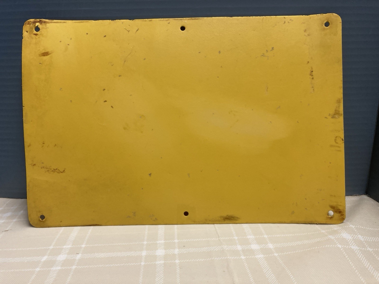 Vtg Prairie Farmer Protective Union No Traspassing Sign 12×8 Plastic