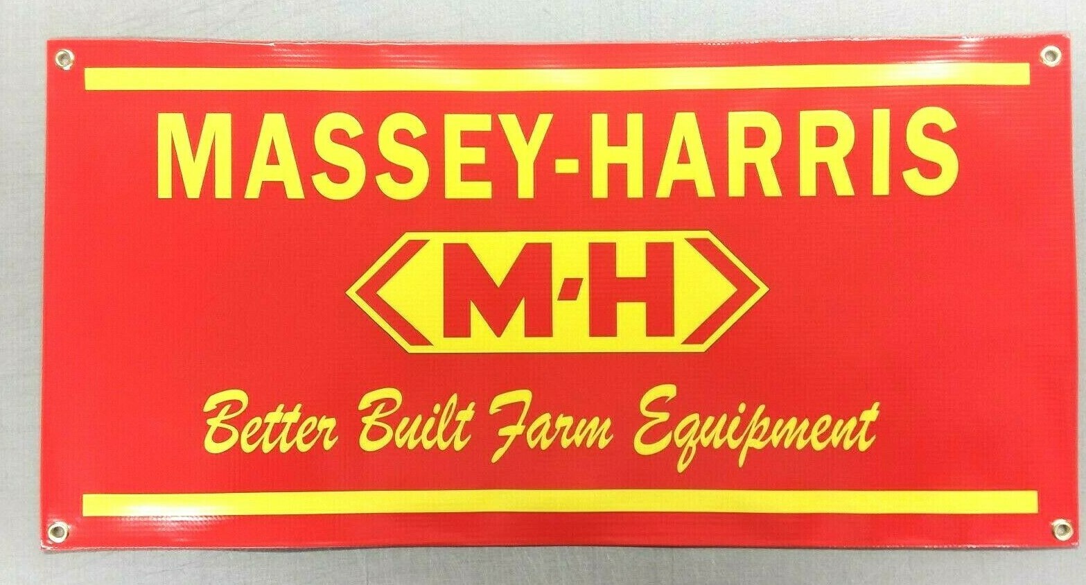 MASSEY-HARRIS BANNER- 24″ X 12″
