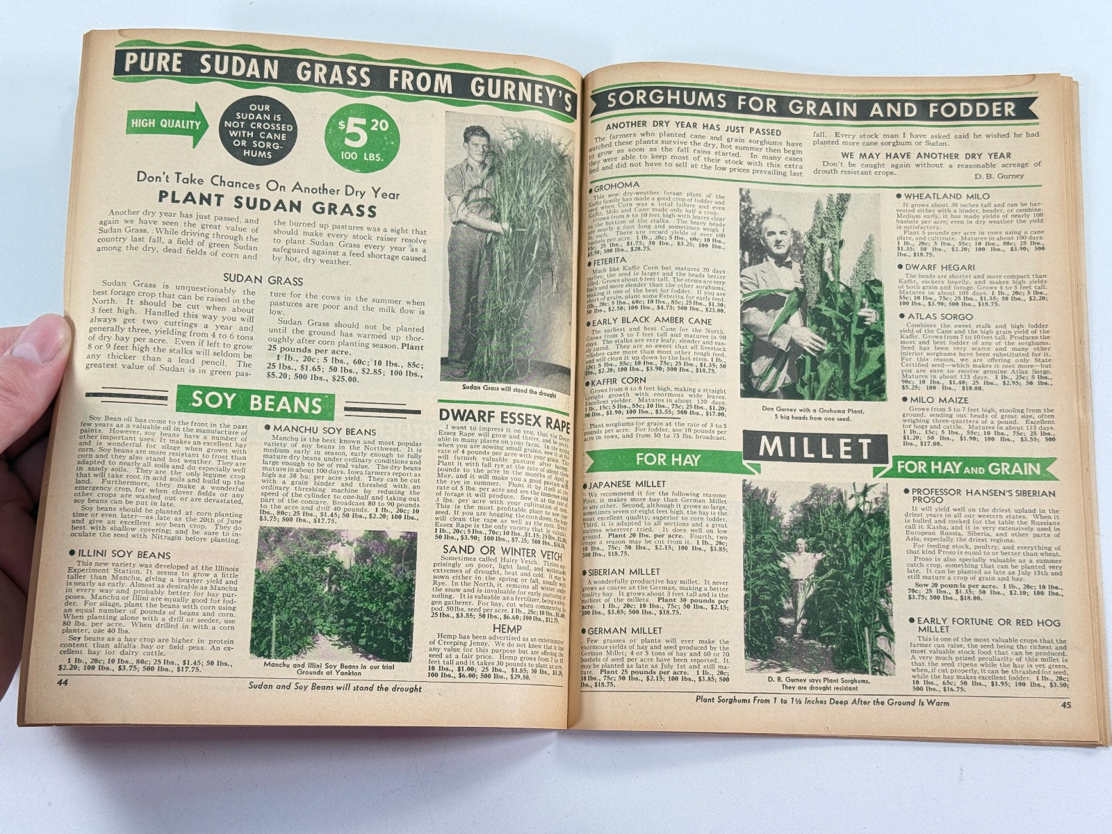 1937 House of Gurney Advertising Catalog Yankton South Dakota SD