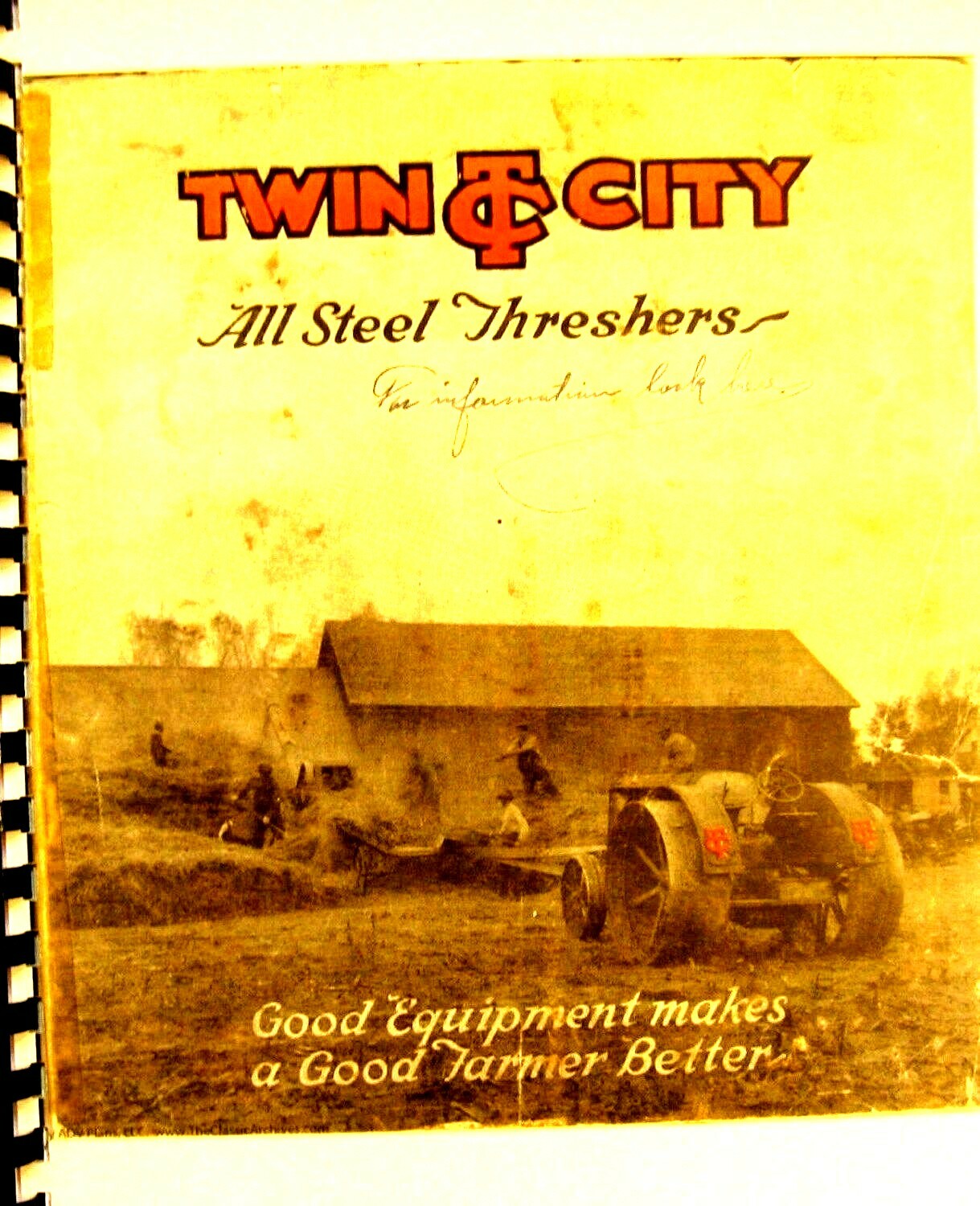 Twin City Mpls.- Moline All Steel Threshers 1926 s, 21″x 36″- 28″x 48″- 32″x52