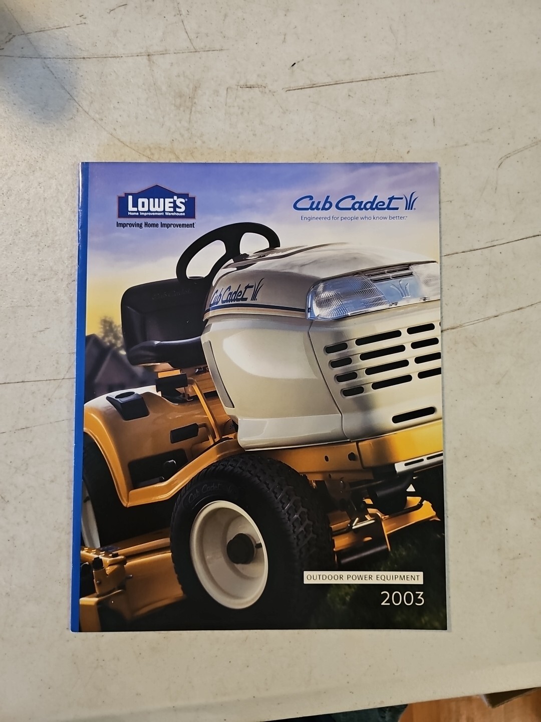 Lowe’s 2003 Cub Cadet Outdoor Power Equipment Catalog