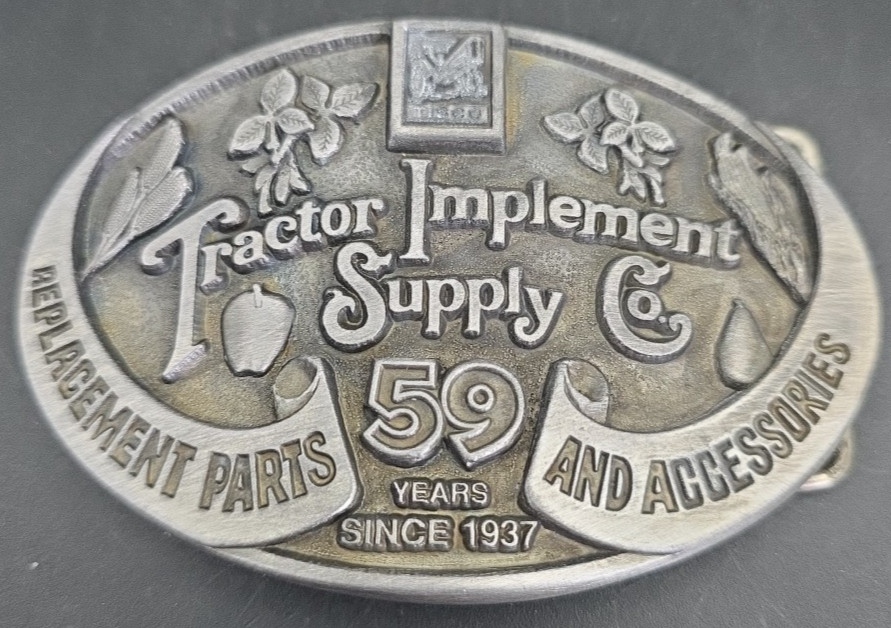 Tractor Implement Supply Company 59 Years Belt Buckle Lt Ed 8155 Series VII 1996